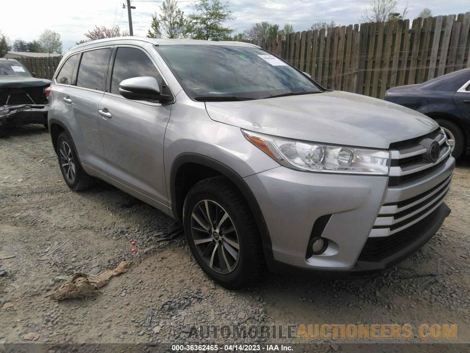 5TDKZRFH9JS264817 TOYOTA HIGHLANDER 2018