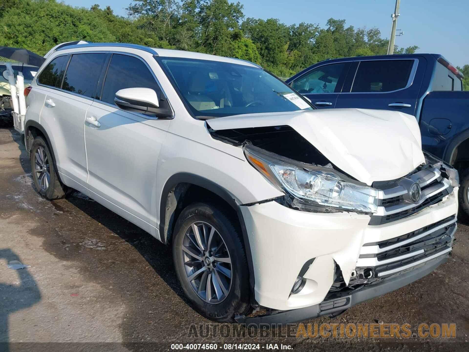 5TDKZRFH9JS279320 TOYOTA HIGHLANDER 2018