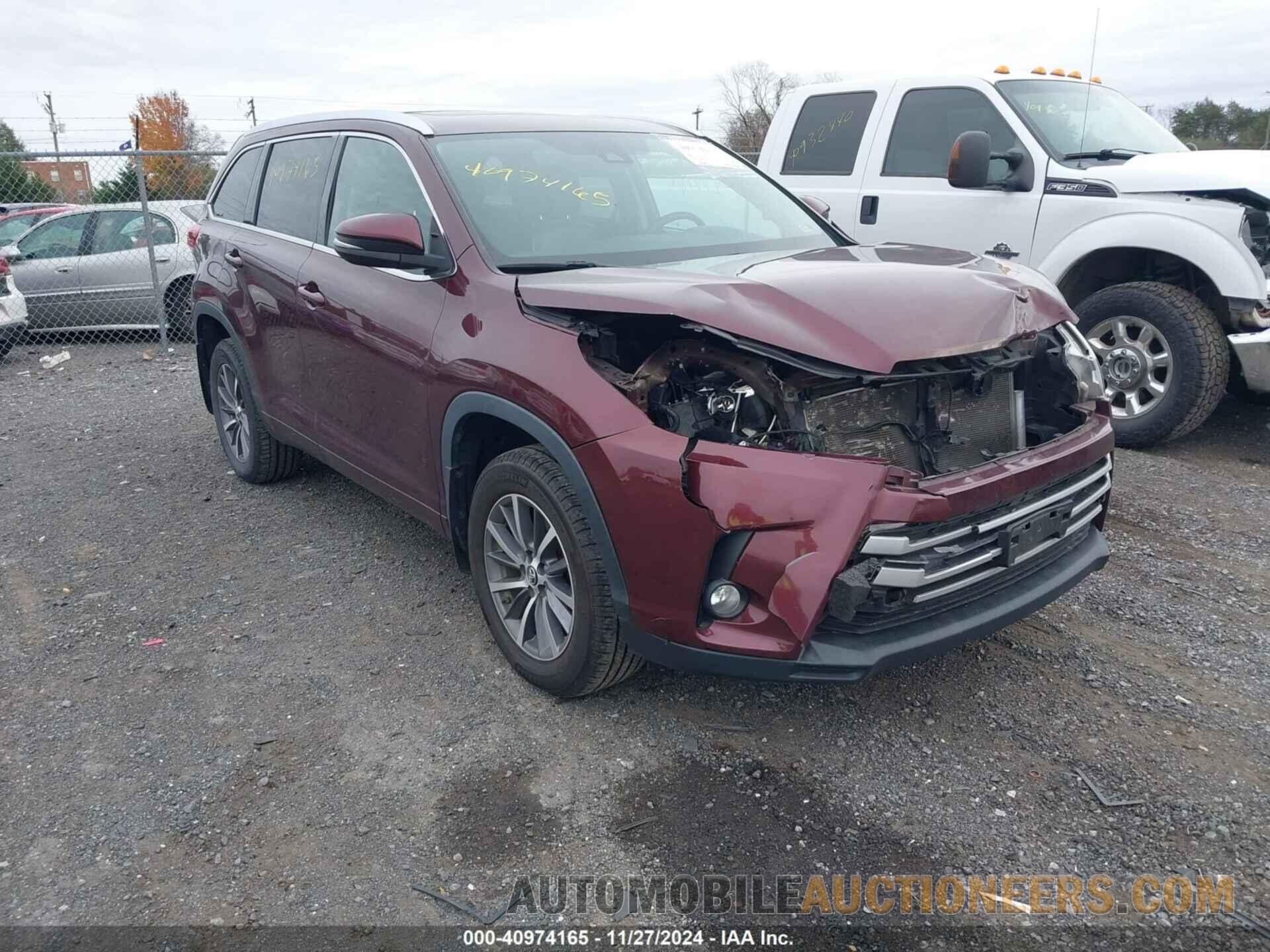 5TDKZRFH9JS281567 TOYOTA HIGHLANDER 2018