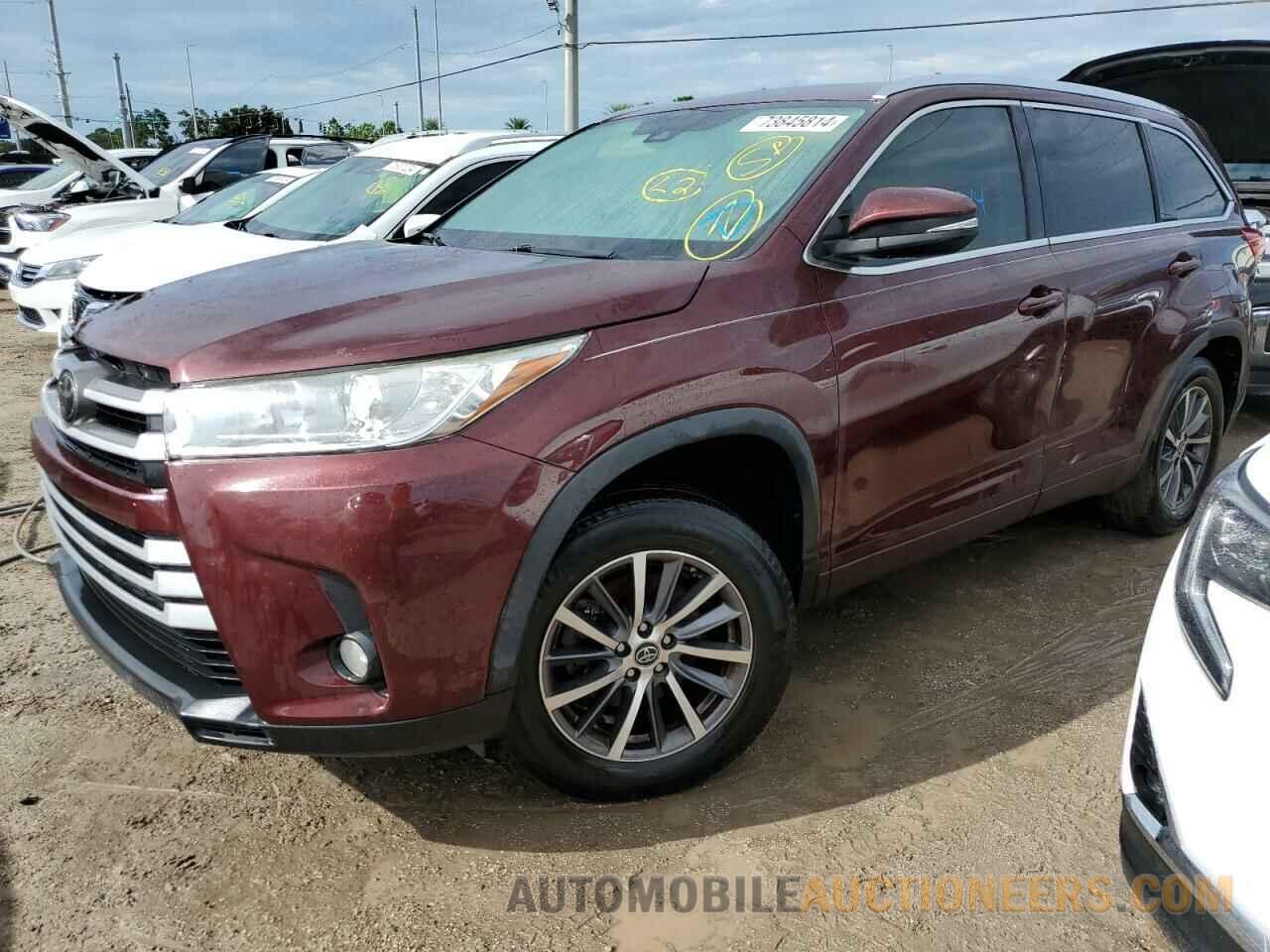 5TDKZRFH9JS286168 TOYOTA HIGHLANDER 2018