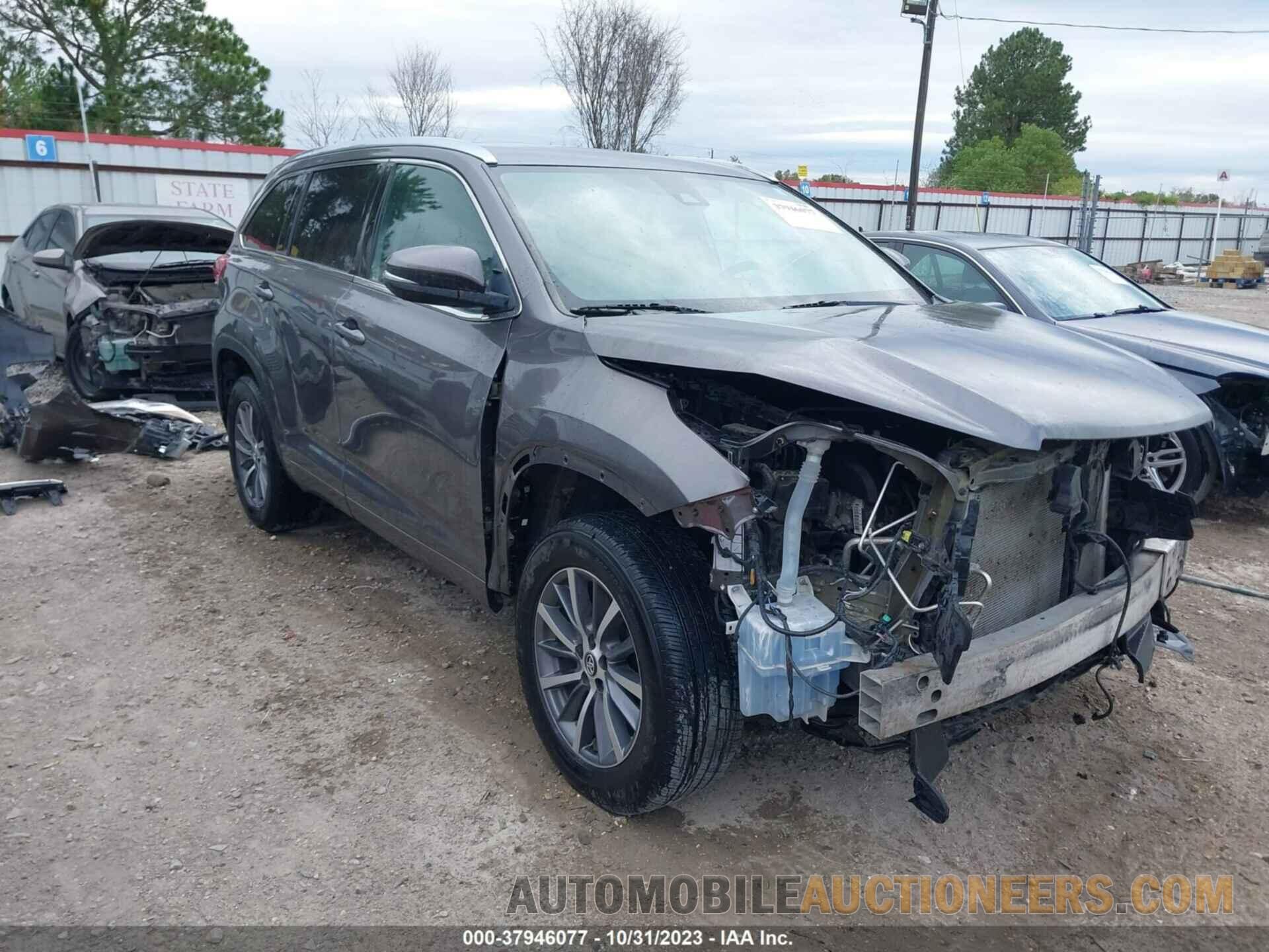 5TDKZRFH9JS549551 TOYOTA HIGHLANDER 2018