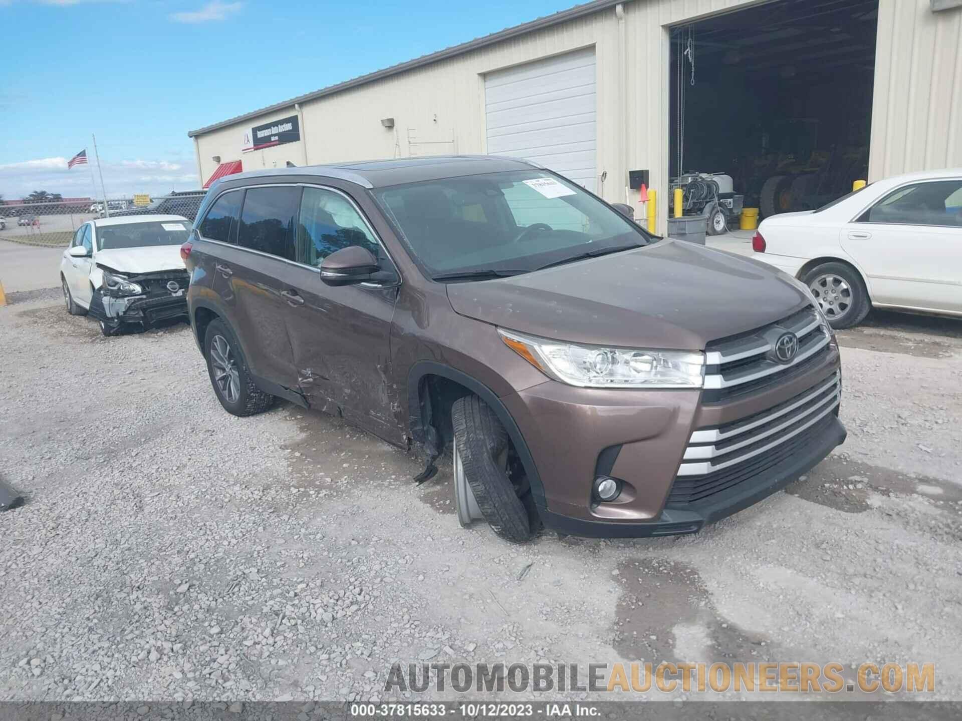 5TDKZRFH9KS291680 TOYOTA HIGHLANDER 2019