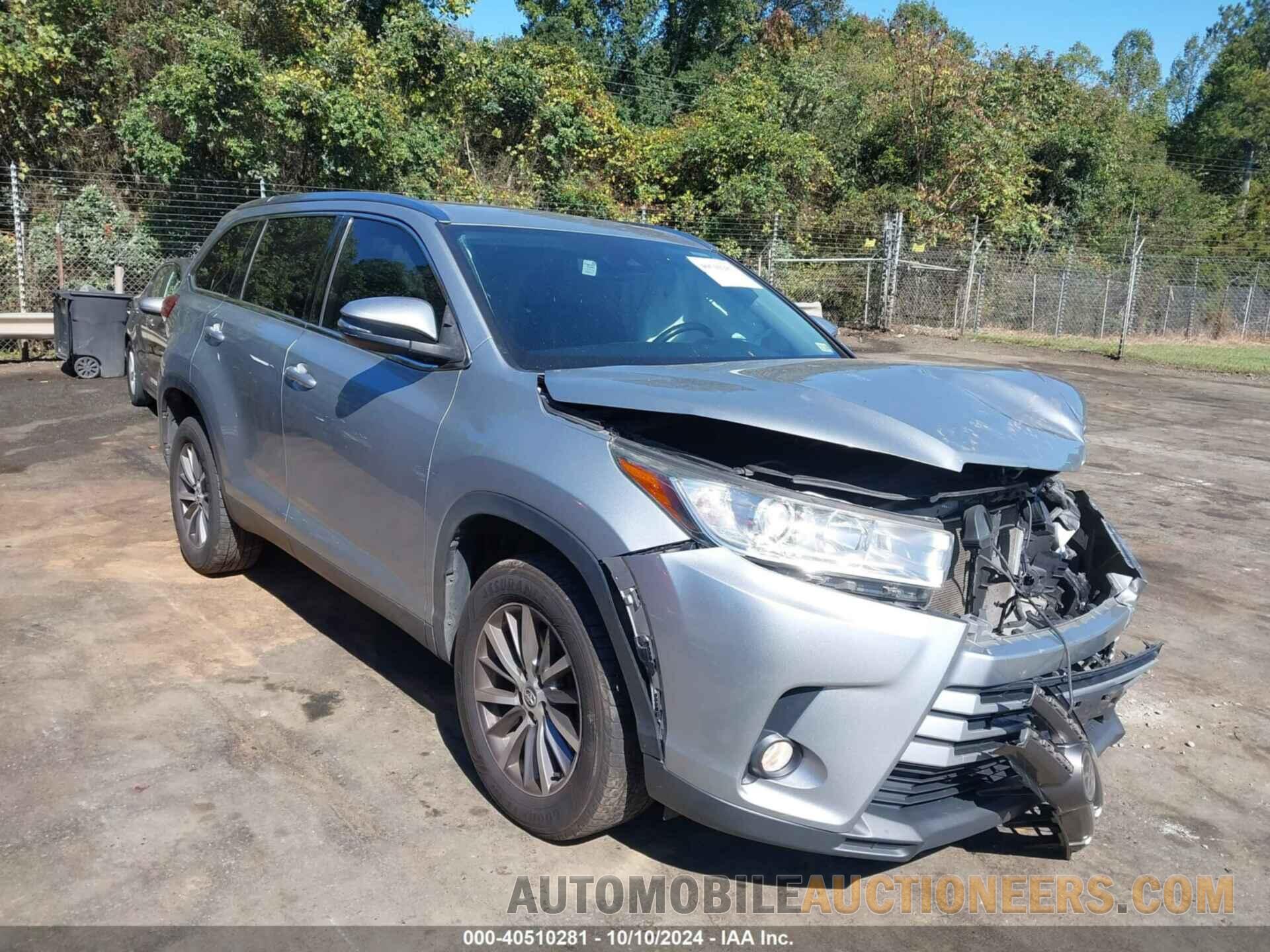 5TDKZRFH9KS305741 TOYOTA HIGHLANDER 2019