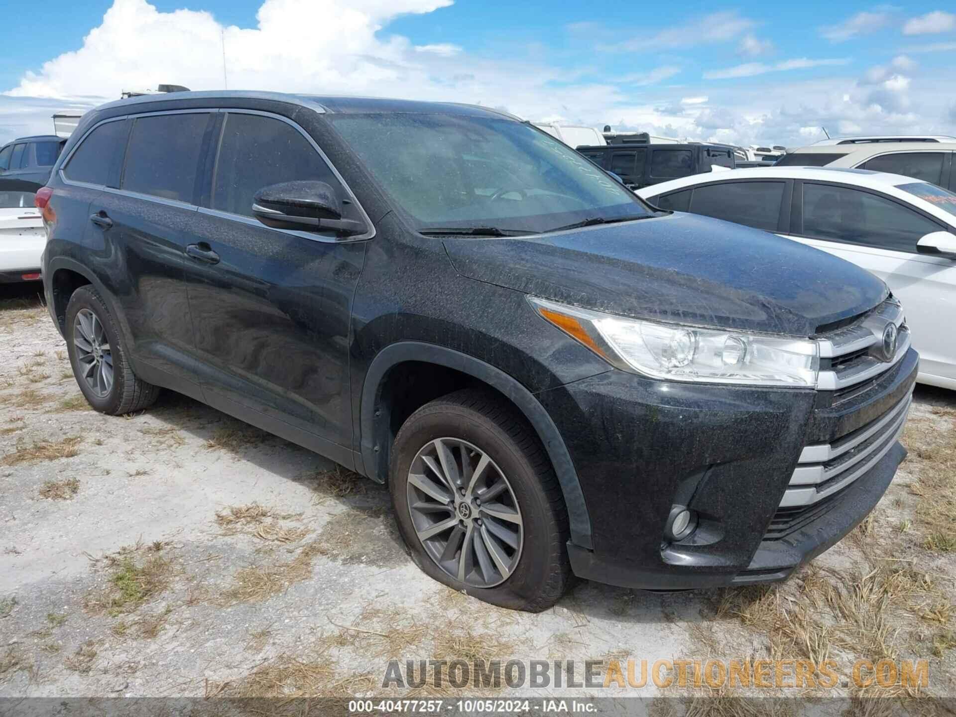 5TDKZRFH9KS366992 TOYOTA HIGHLANDER 2019