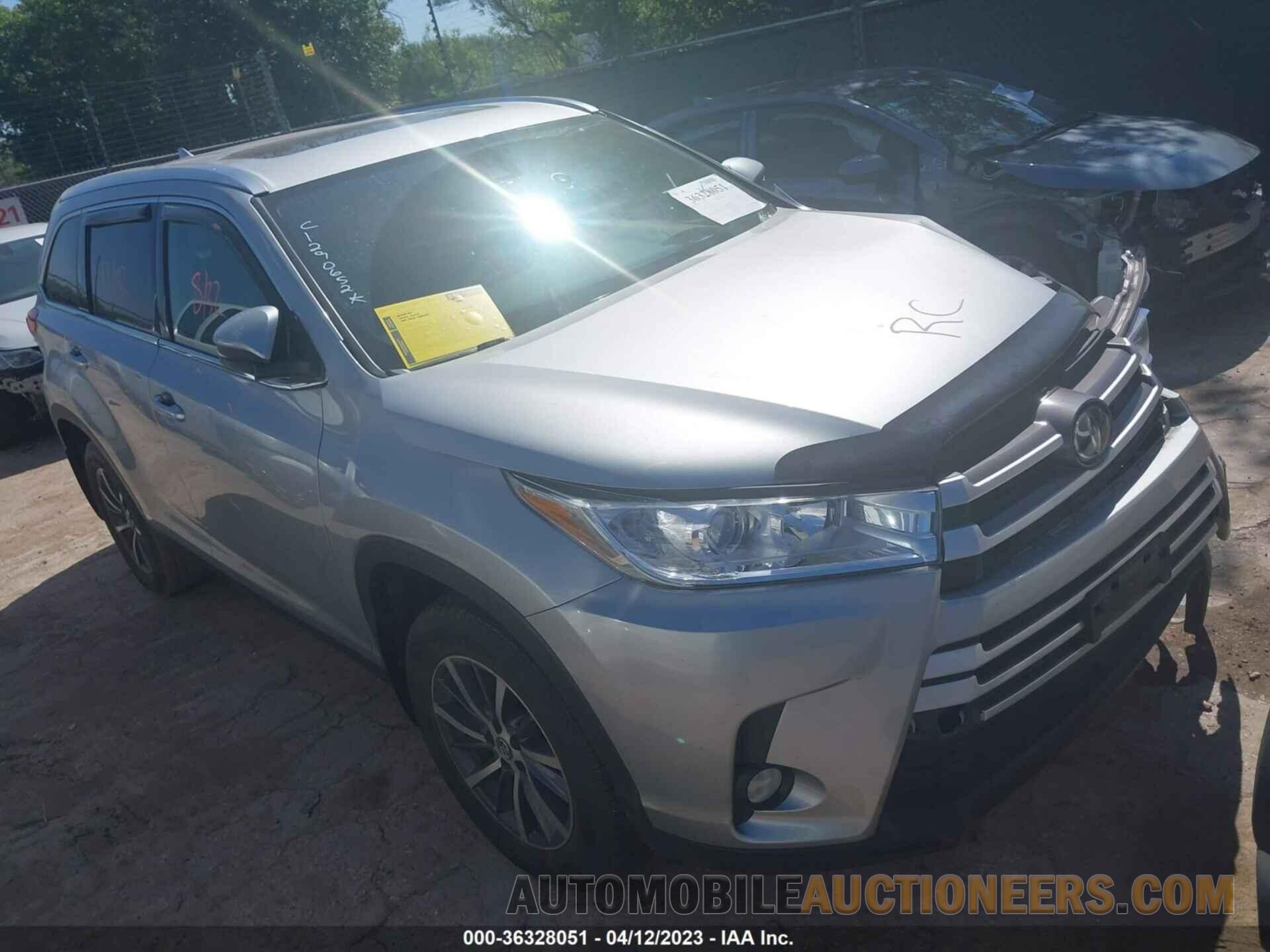 5TDKZRFH9KS555710 TOYOTA HIGHLANDER 2019