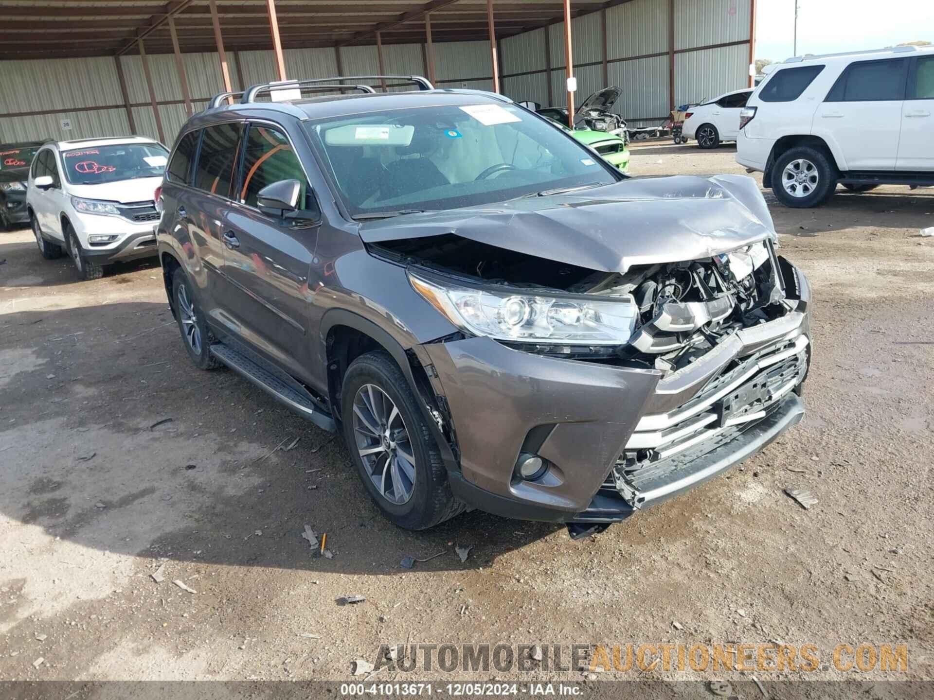 5TDKZRFHXHS519906 TOYOTA HIGHLANDER 2017