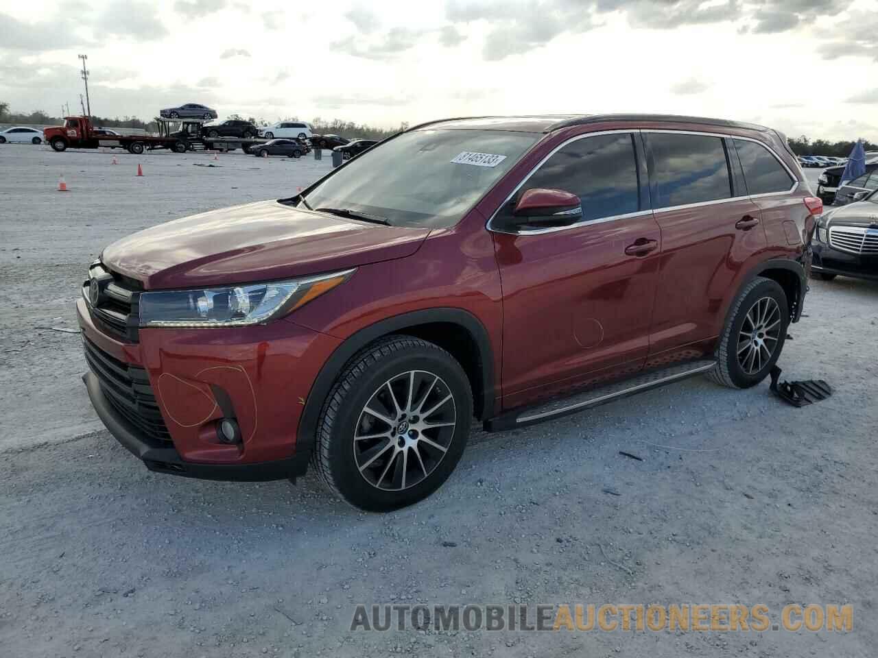 5TDKZRFHXHS520862 TOYOTA HIGHLANDER 2017