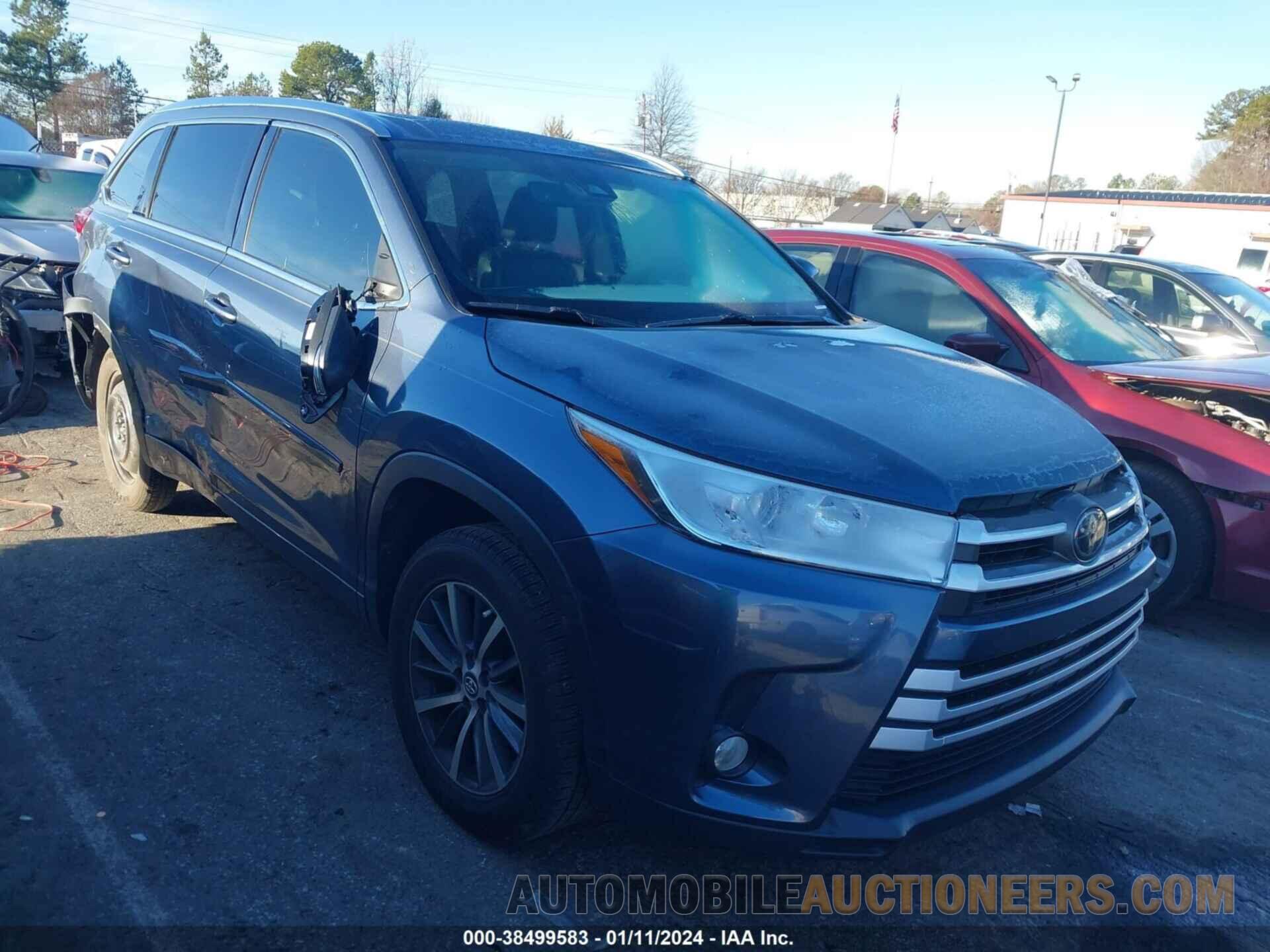 5TDKZRFHXHS526175 TOYOTA HIGHLANDER 2017