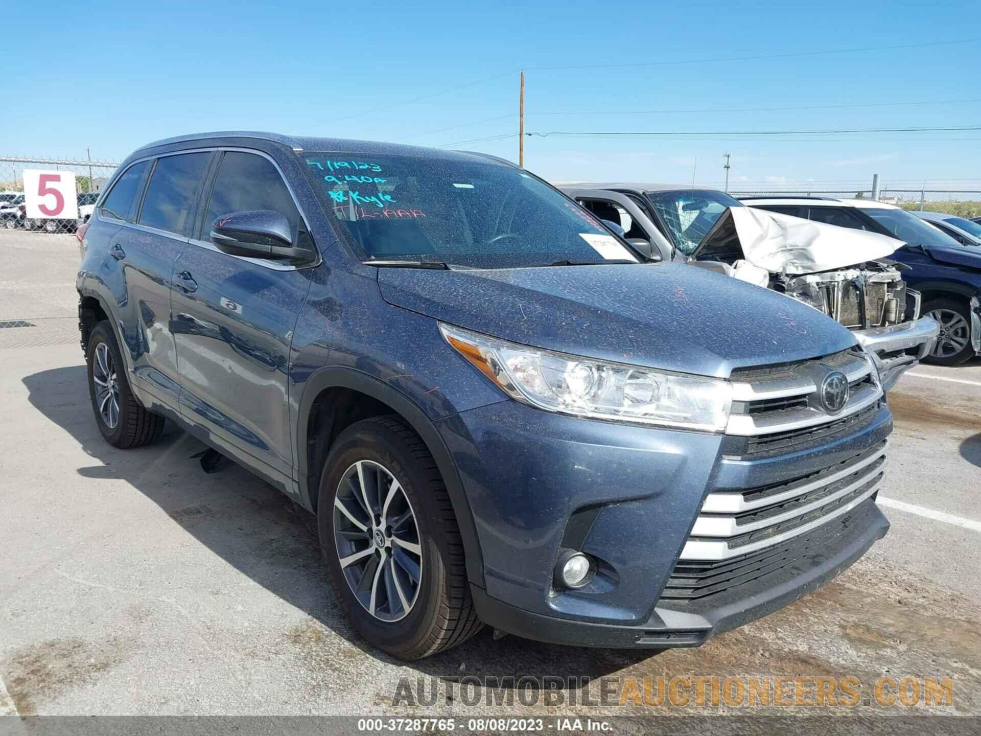 5TDKZRFHXJS249713 TOYOTA HIGHLANDER 2018