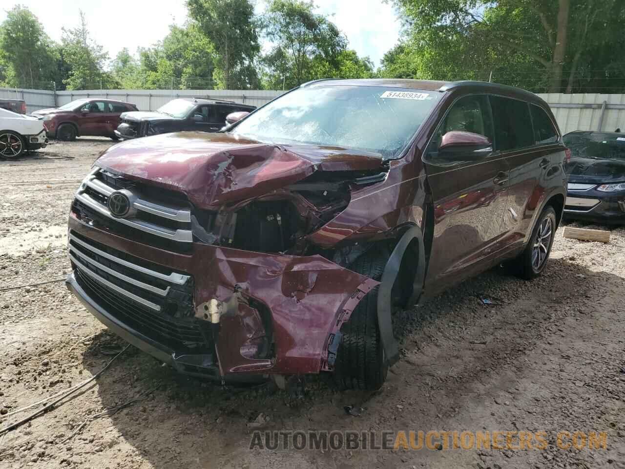 5TDKZRFHXJS270710 TOYOTA HIGHLANDER 2018