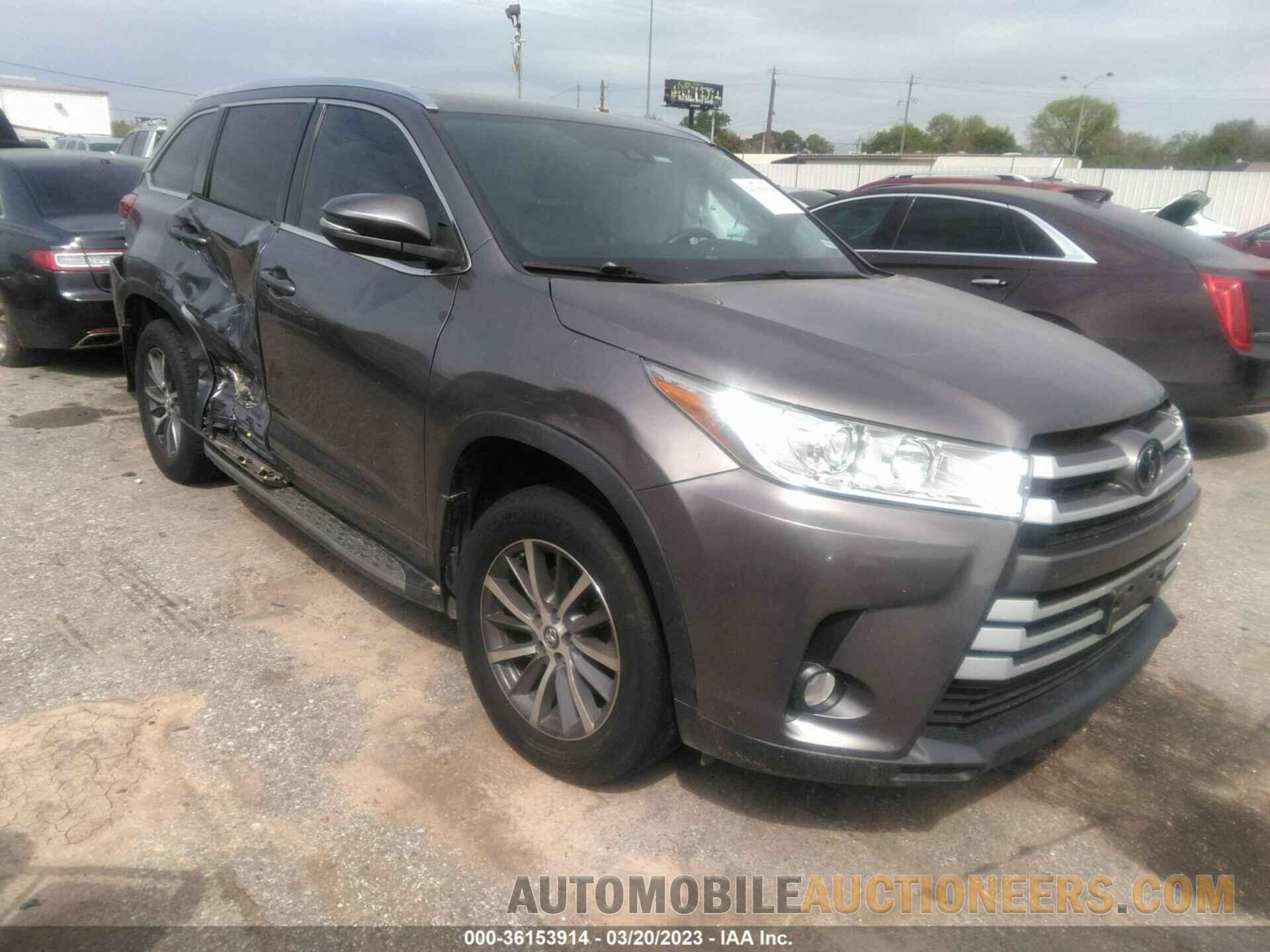 5TDKZRFHXJS286311 TOYOTA HIGHLANDER 2018