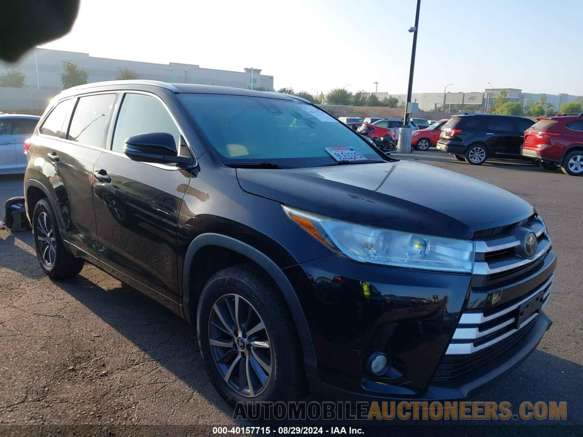 5TDKZRFHXJS531611 TOYOTA HIGHLANDER 2018