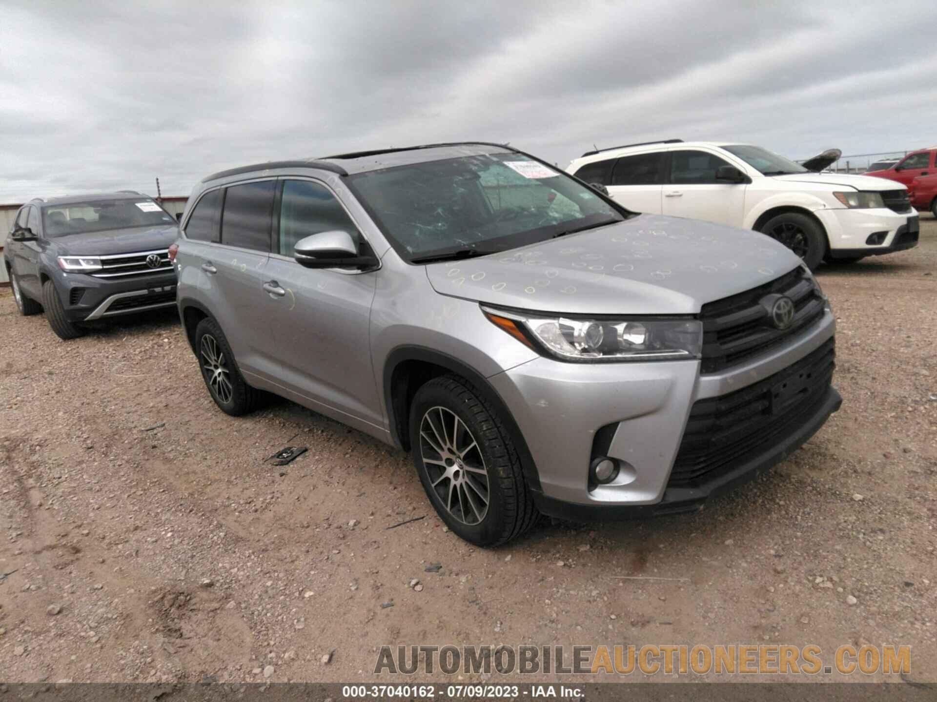 5TDKZRFHXJS535335 TOYOTA HIGHLANDER 2018