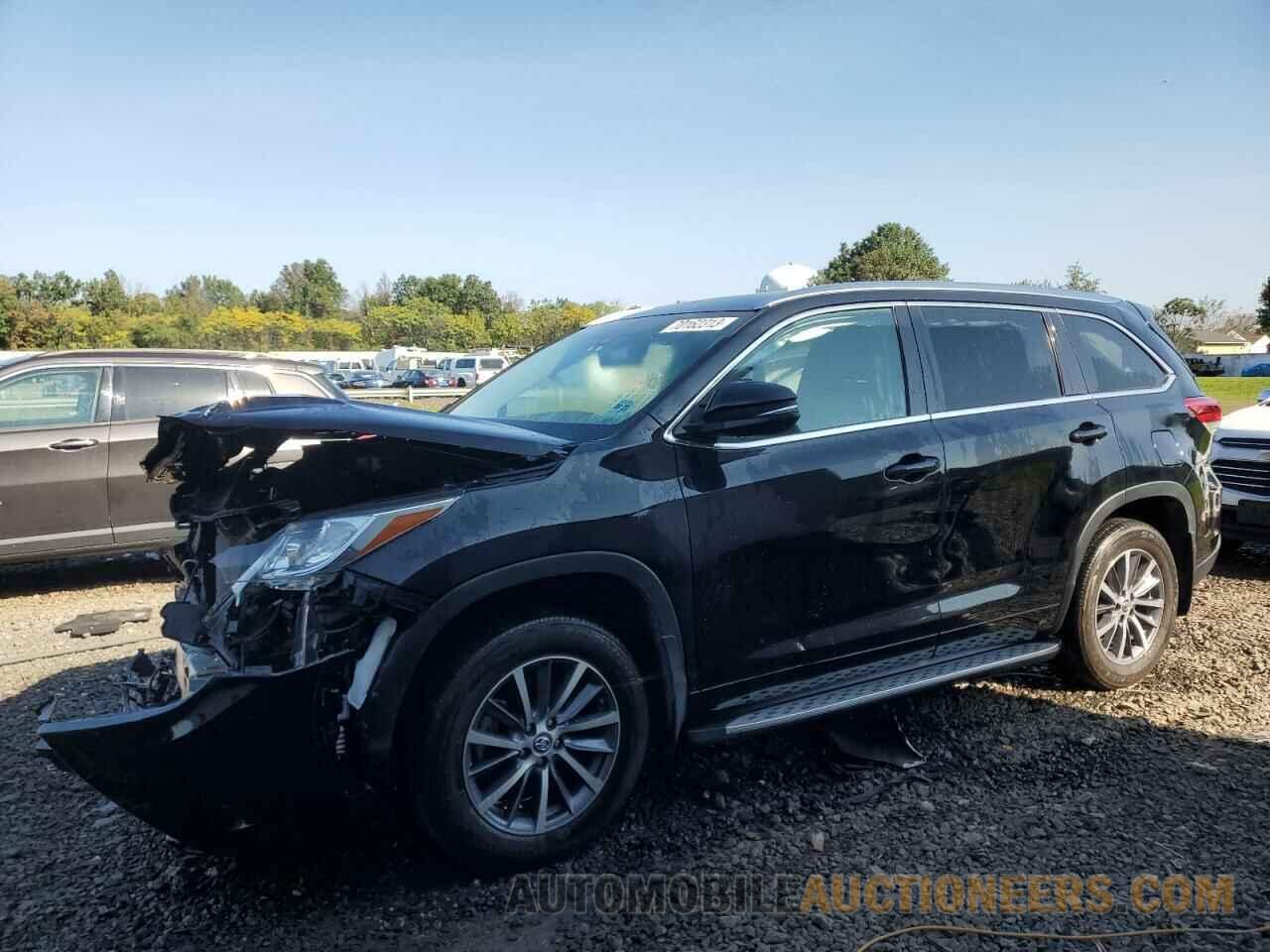 5TDKZRFHXJS545394 TOYOTA HIGHLANDER 2018