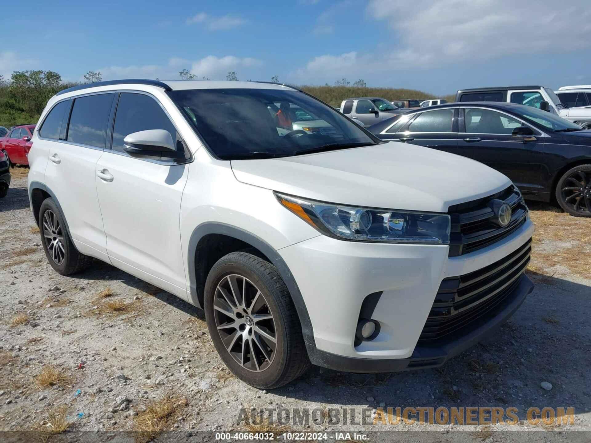 5TDKZRFHXJS546223 TOYOTA HIGHLANDER 2018