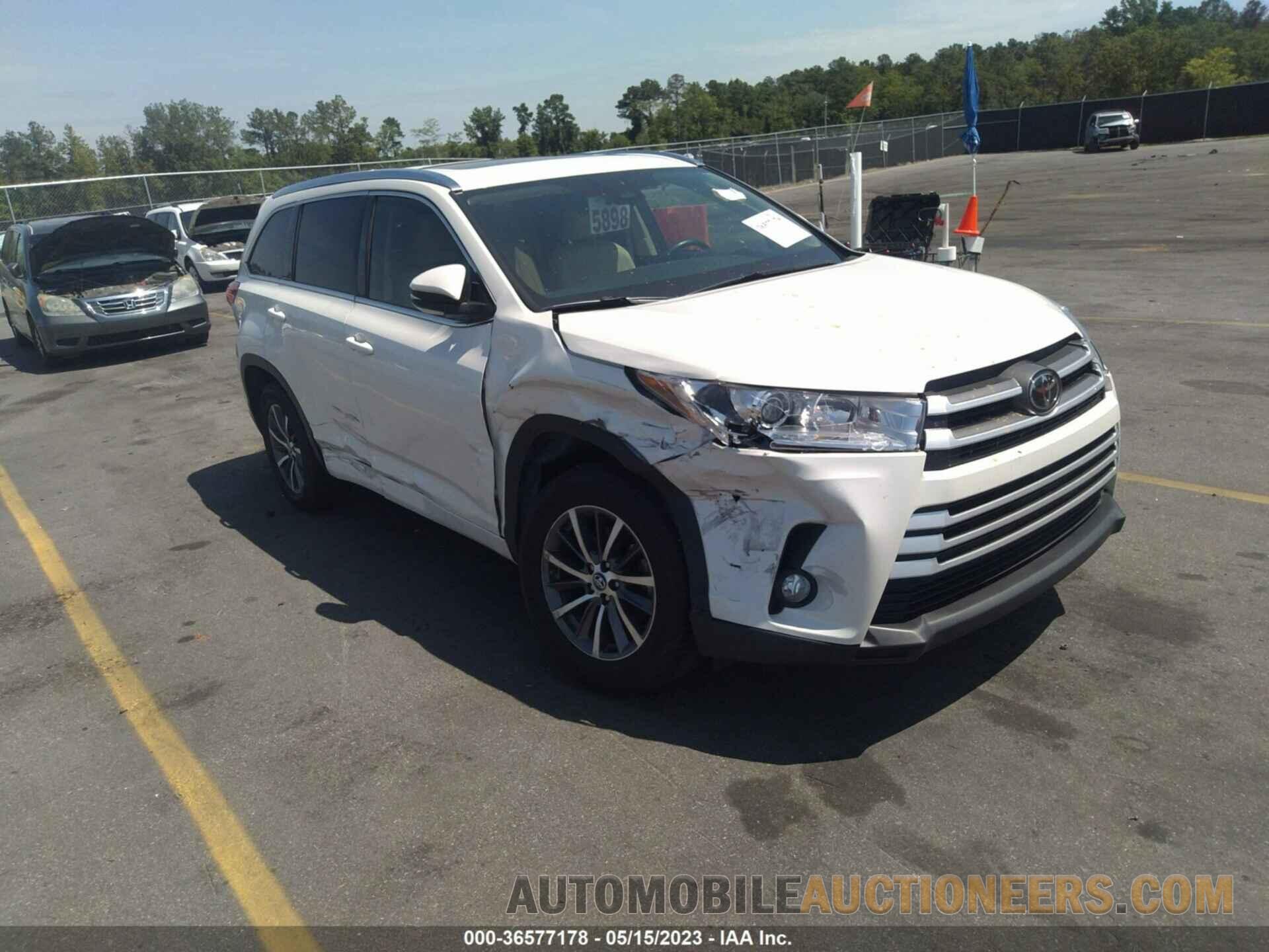 5TDKZRFHXJS547811 TOYOTA HIGHLANDER 2018