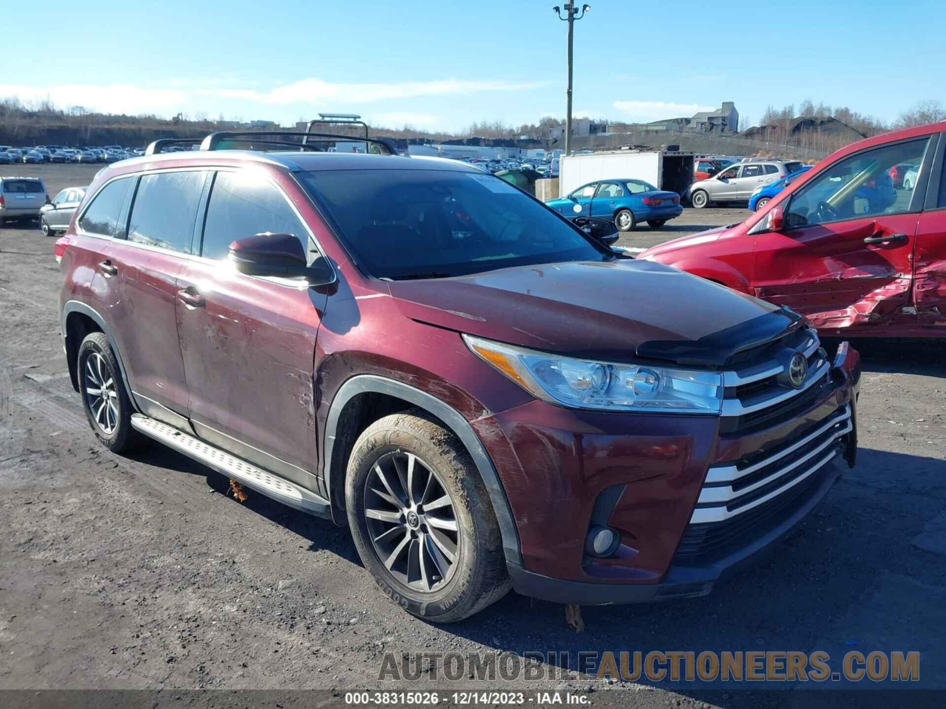 5TDKZRFHXKS300421 TOYOTA HIGHLANDER 2019