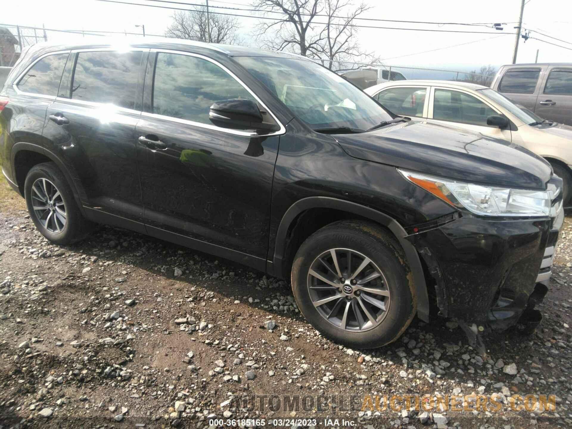 5TDKZRFHXKS311810 TOYOTA HIGHLANDER 2019