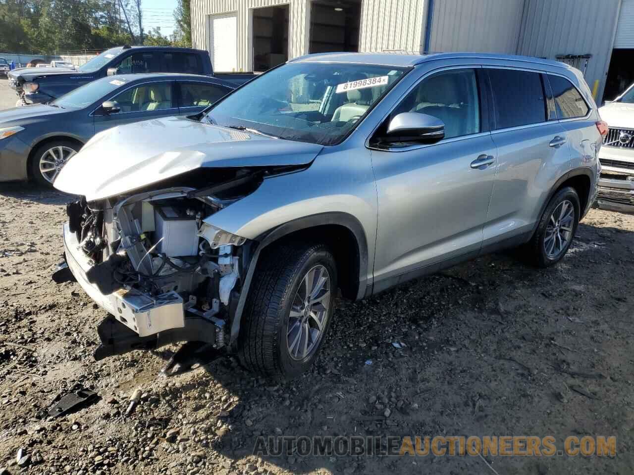 5TDKZRFHXKS340191 TOYOTA HIGHLANDER 2019