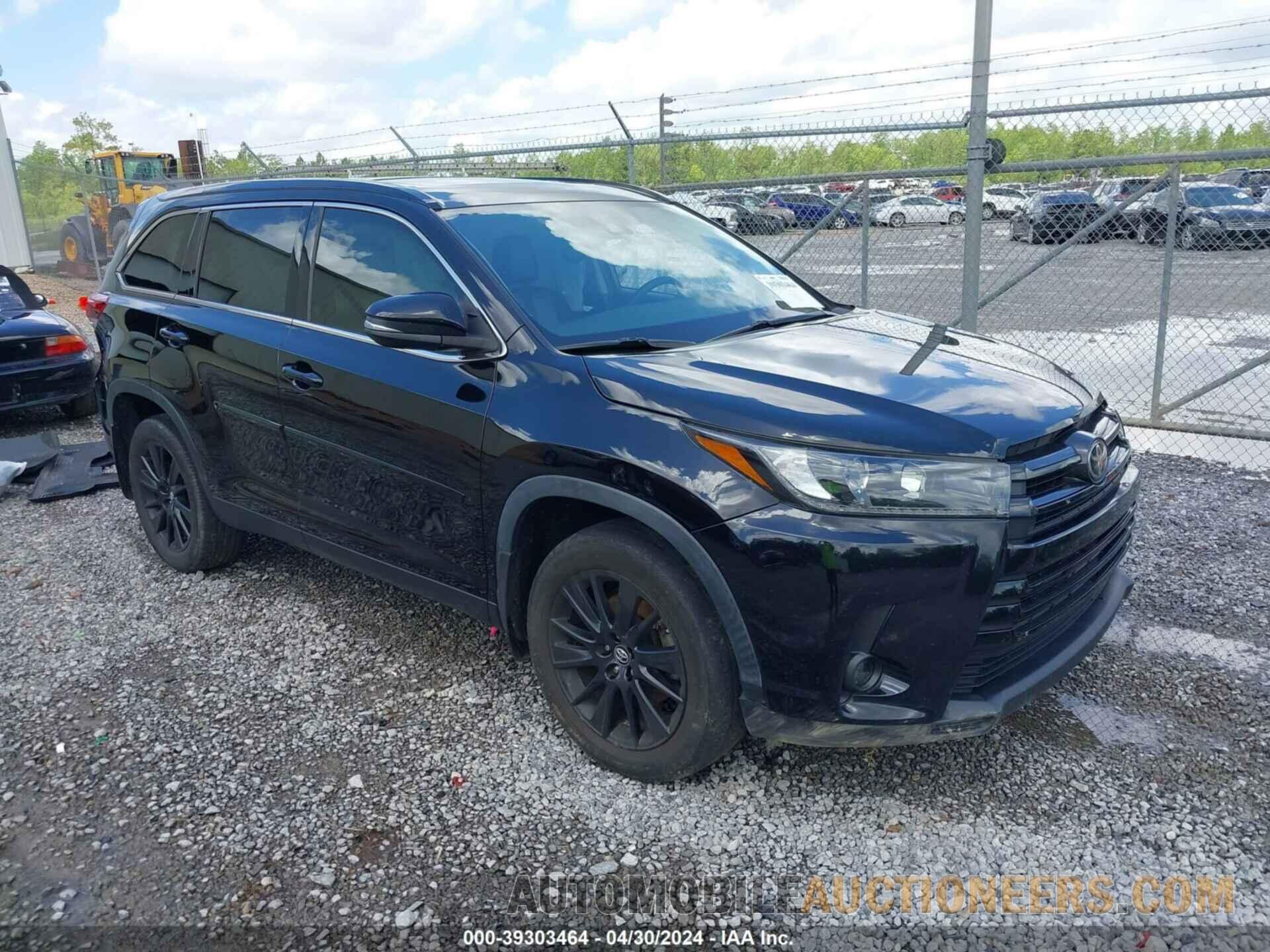 5TDKZRFHXKS355547 TOYOTA HIGHLANDER 2019