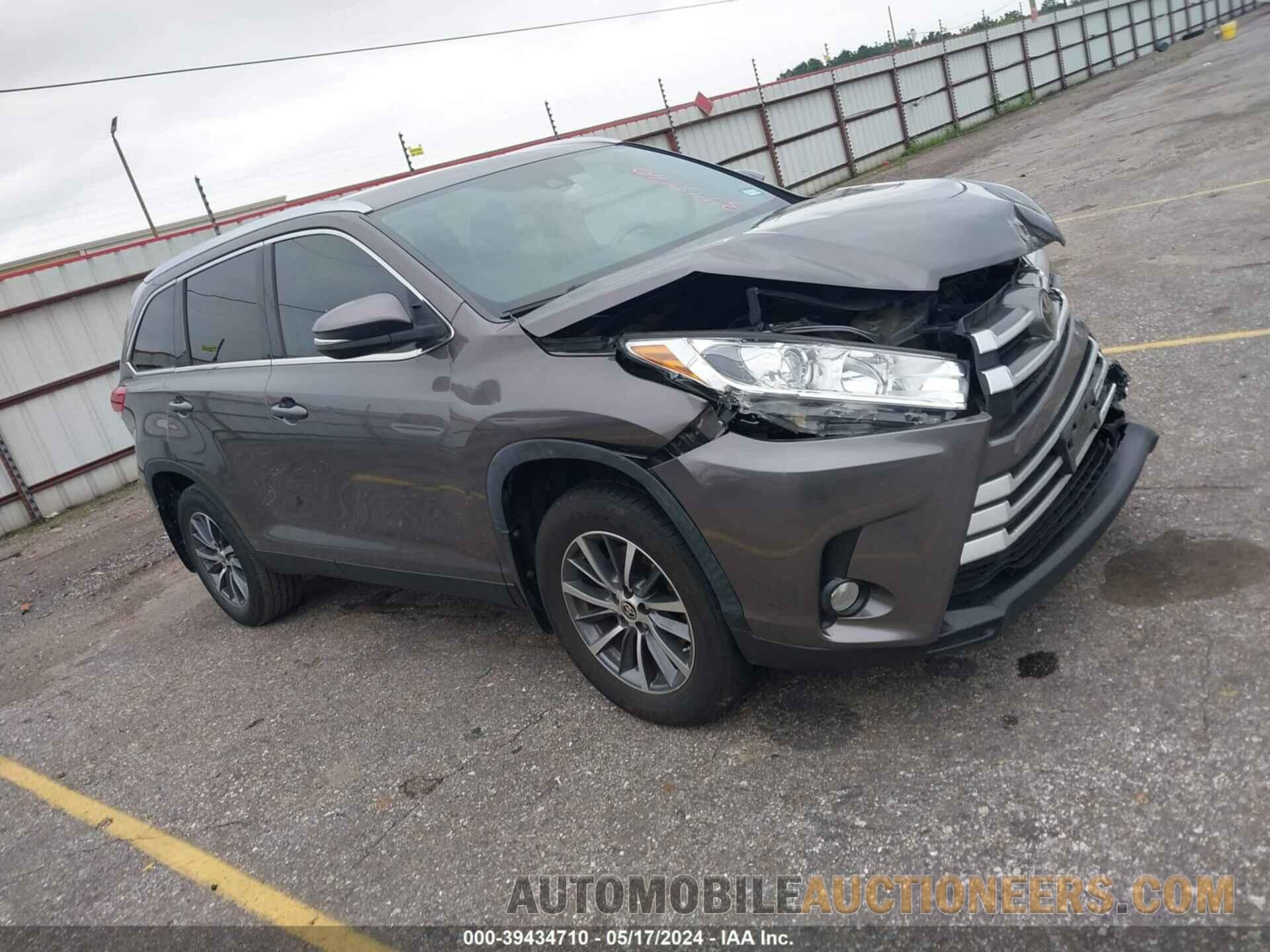 5TDKZRFHXKS367956 TOYOTA HIGHLANDER 2019