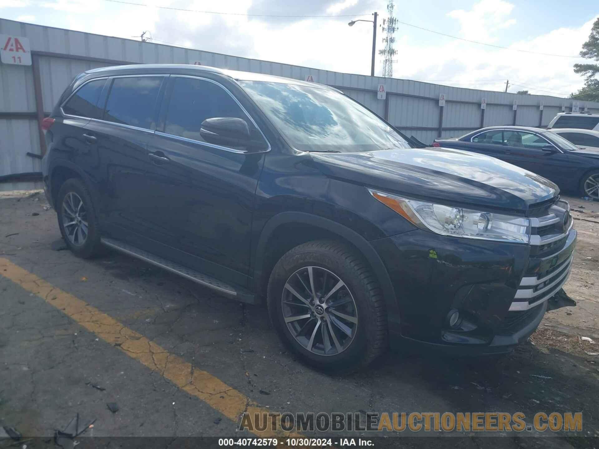 5TDKZRFHXKS557501 TOYOTA HIGHLANDER 2019