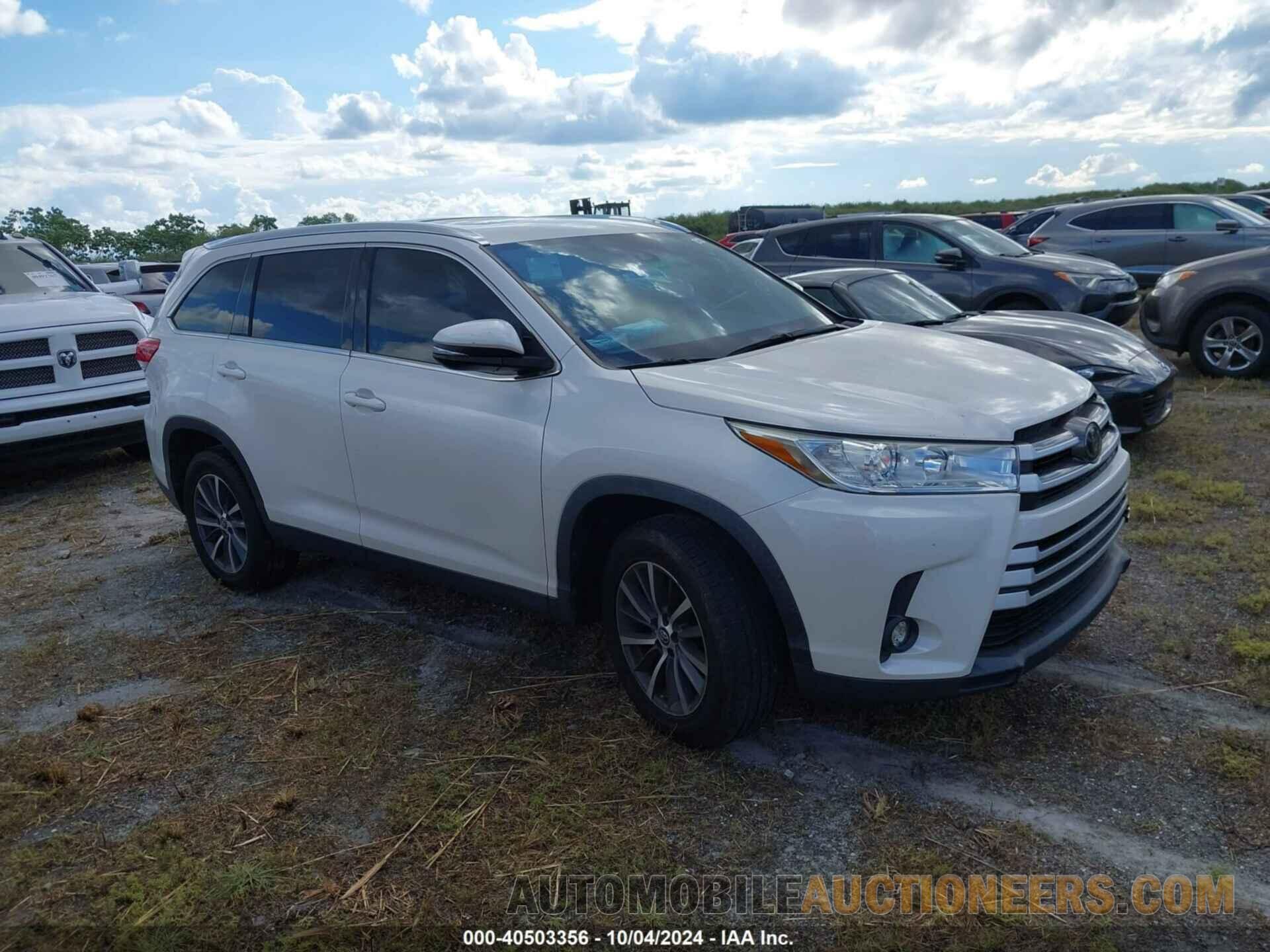 5TDKZRFHXKS565694 TOYOTA HIGHLANDER 2019