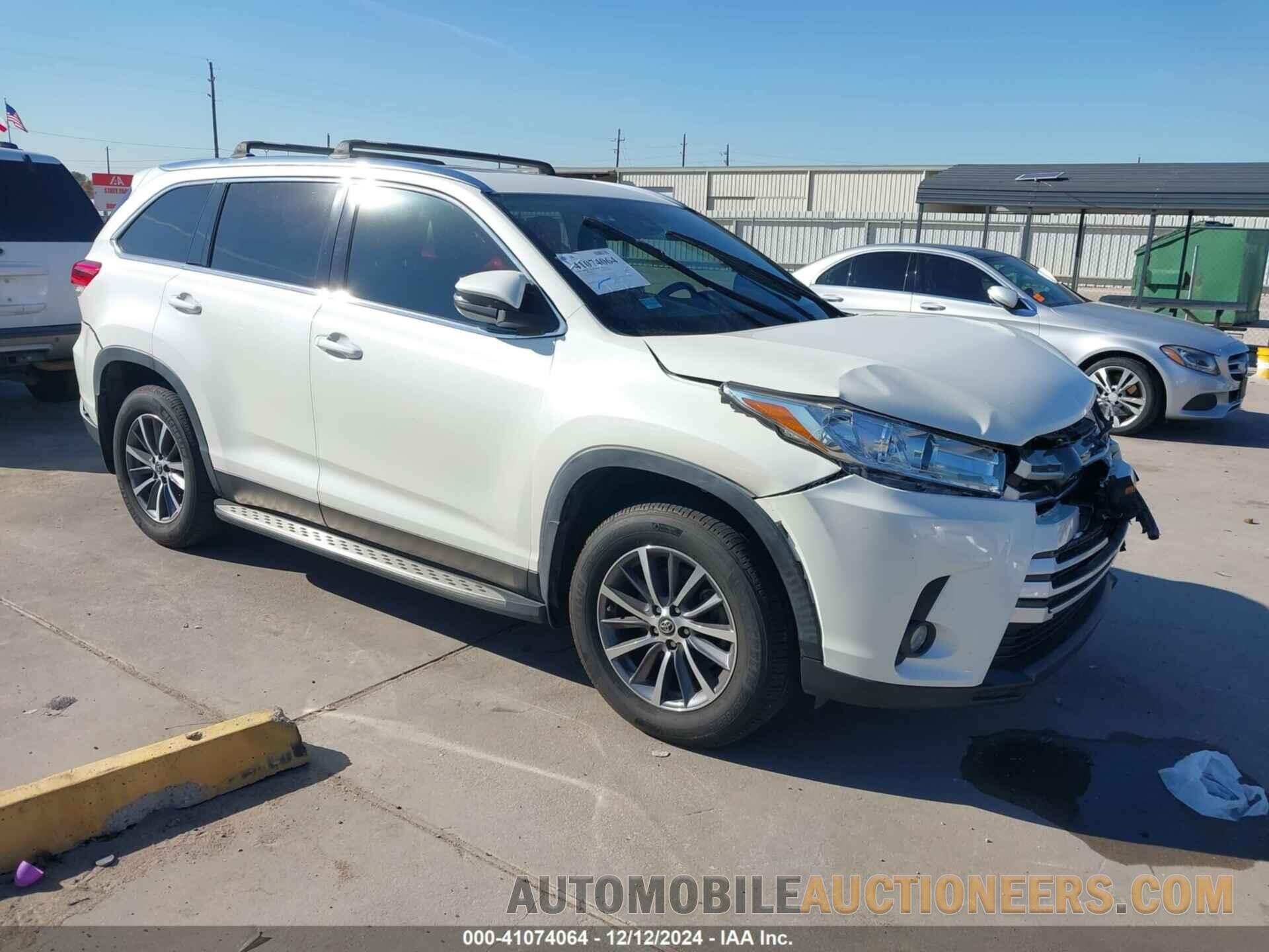 5TDKZRFHXKS566229 TOYOTA HIGHLANDER 2019