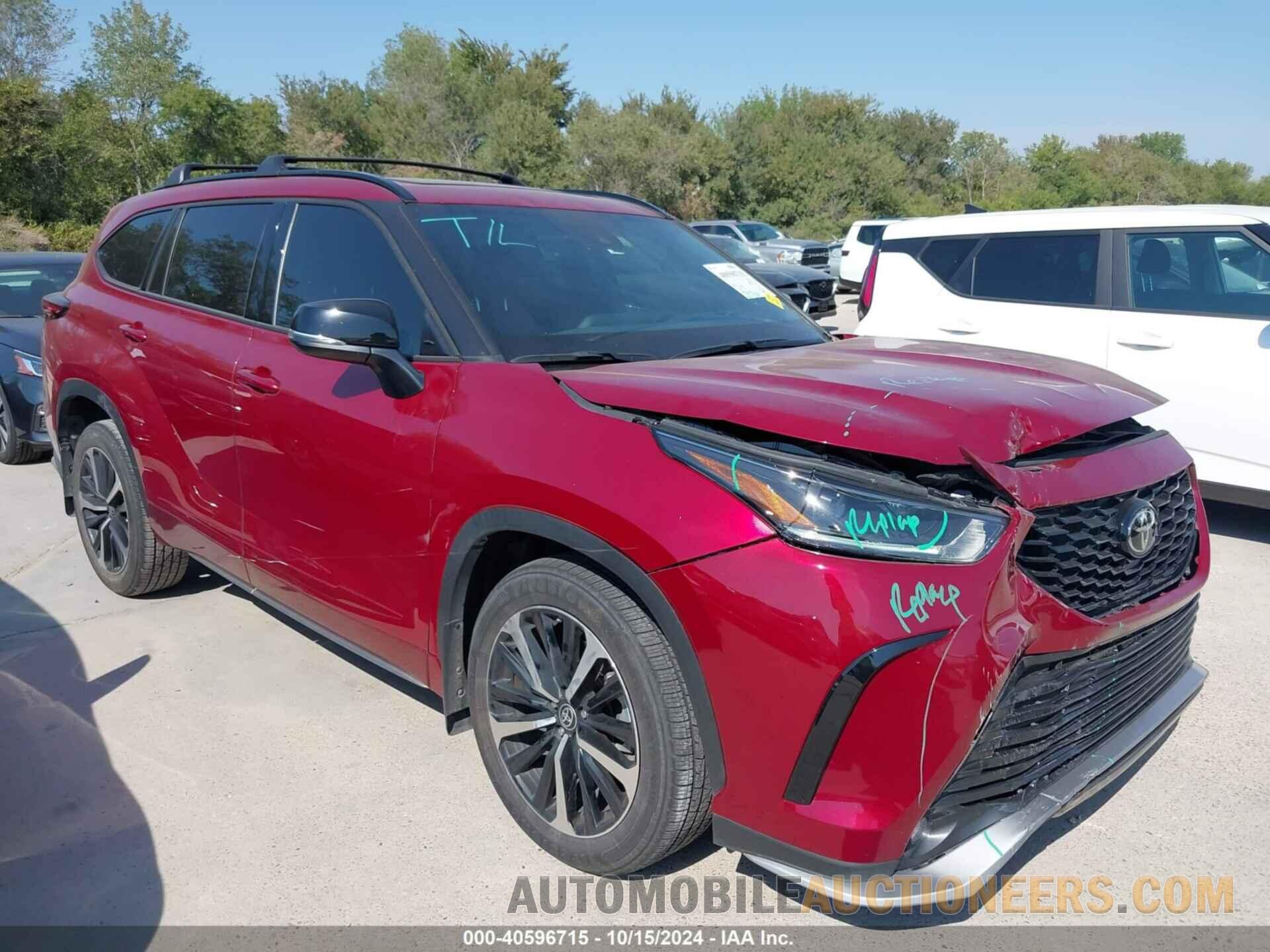 5TDLZRAHXNS130982 TOYOTA HIGHLANDER 2022