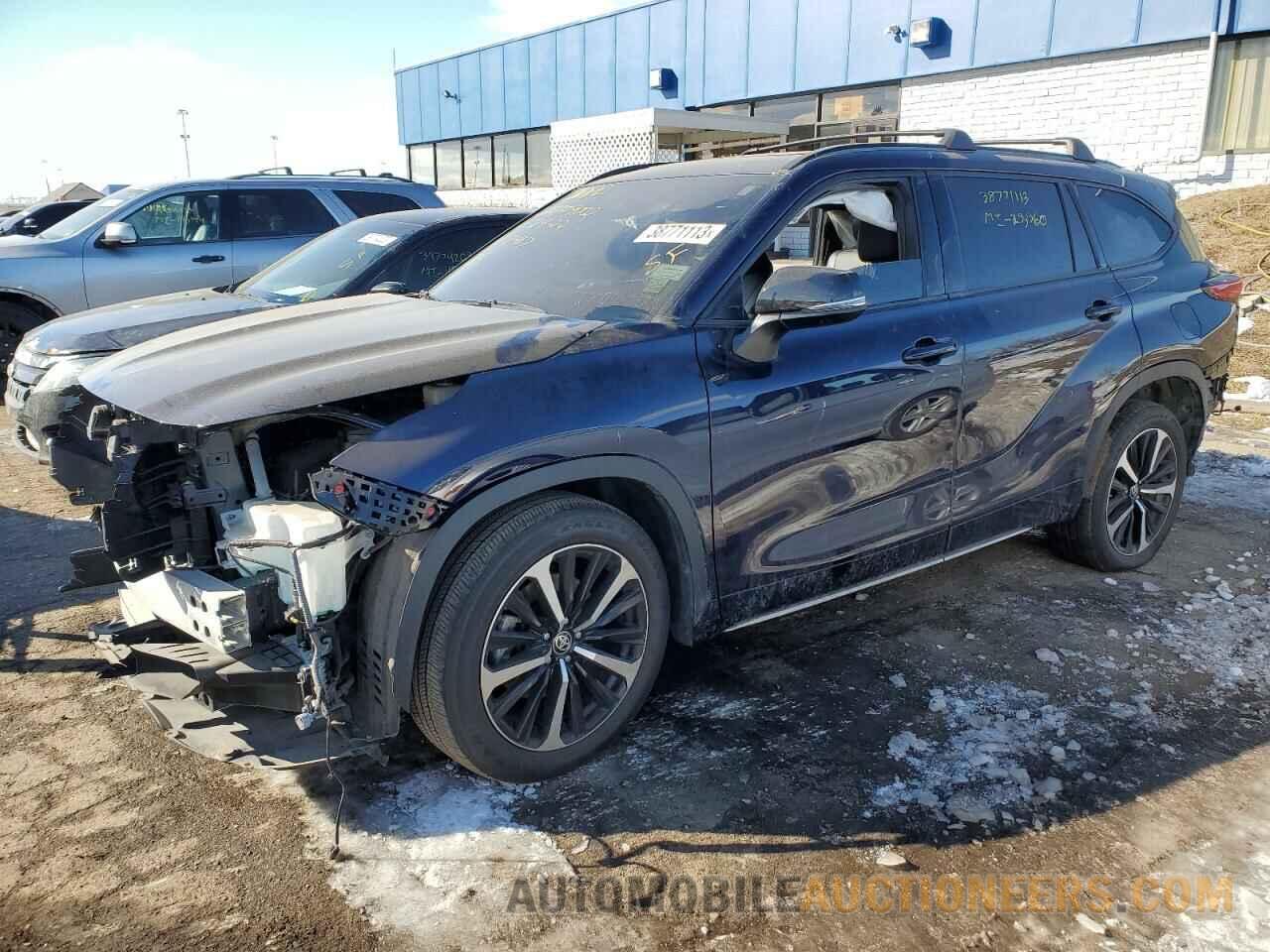 5TDLZRBH0MS067467 TOYOTA HIGHLANDER 2021