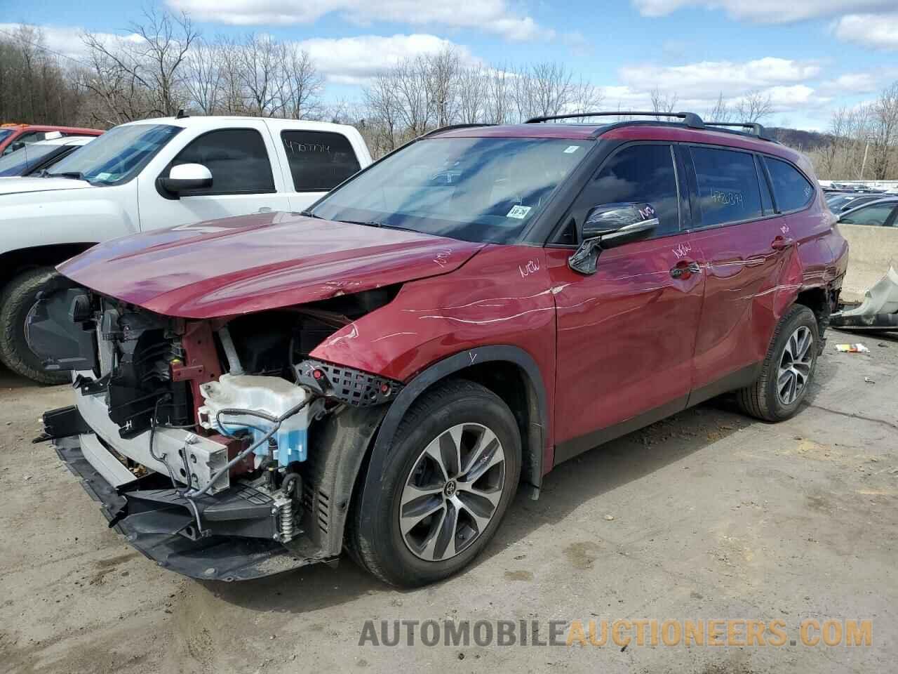 5TDLZRBH7MS157537 TOYOTA HIGHLANDER 2021