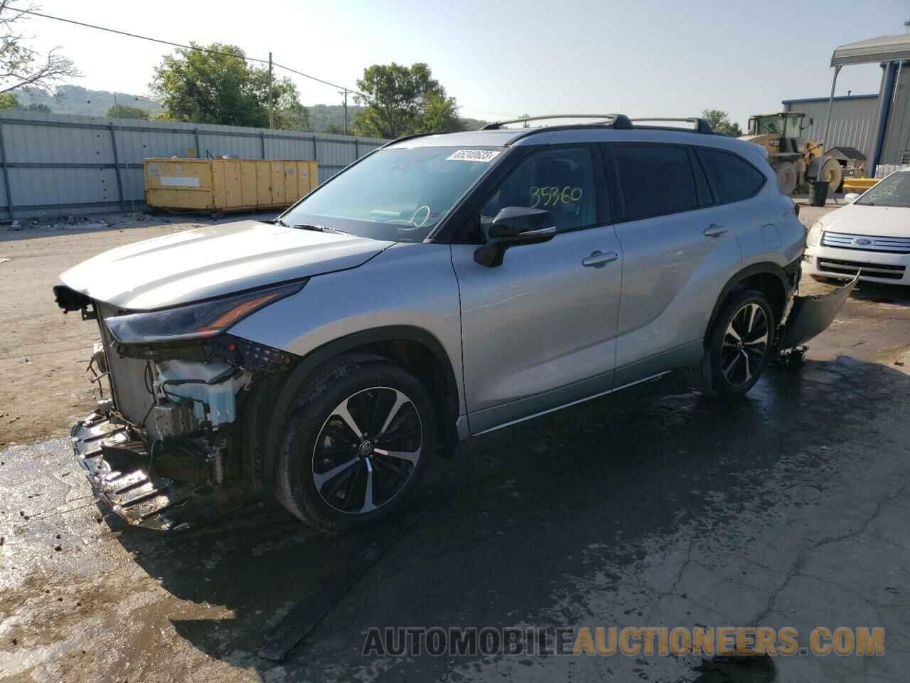 5TDLZRBH8MS103003 TOYOTA HIGHLANDER 2021