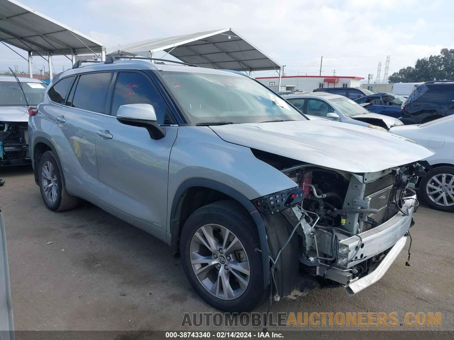 5TDXBRCHXNS544038 TOYOTA HIGHLANDER 2022