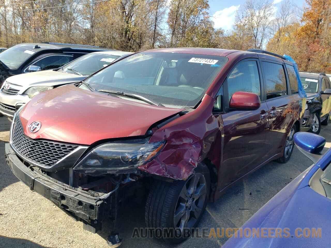 5TDXK3DC0FS539299 TOYOTA SIENNA 2015