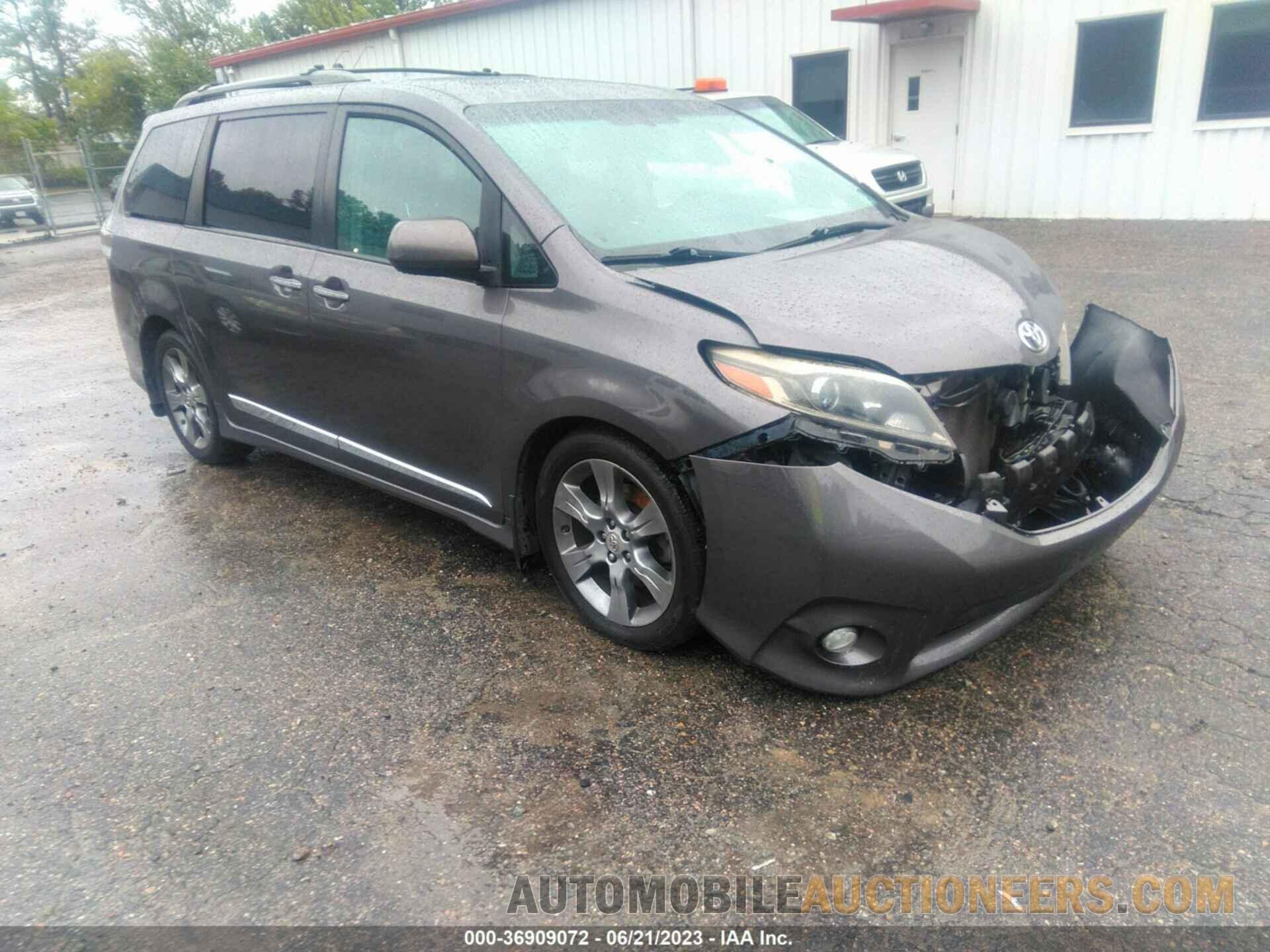 5TDXK3DC0FS571329 TOYOTA SIENNA 2015