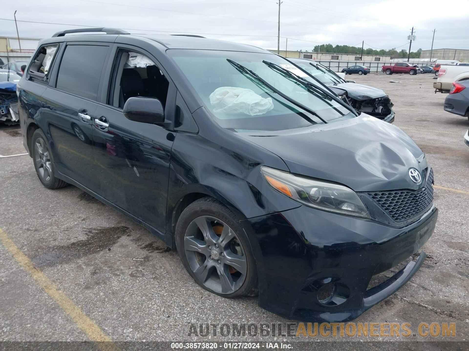 5TDXK3DC0FS583903 TOYOTA SIENNA 2015