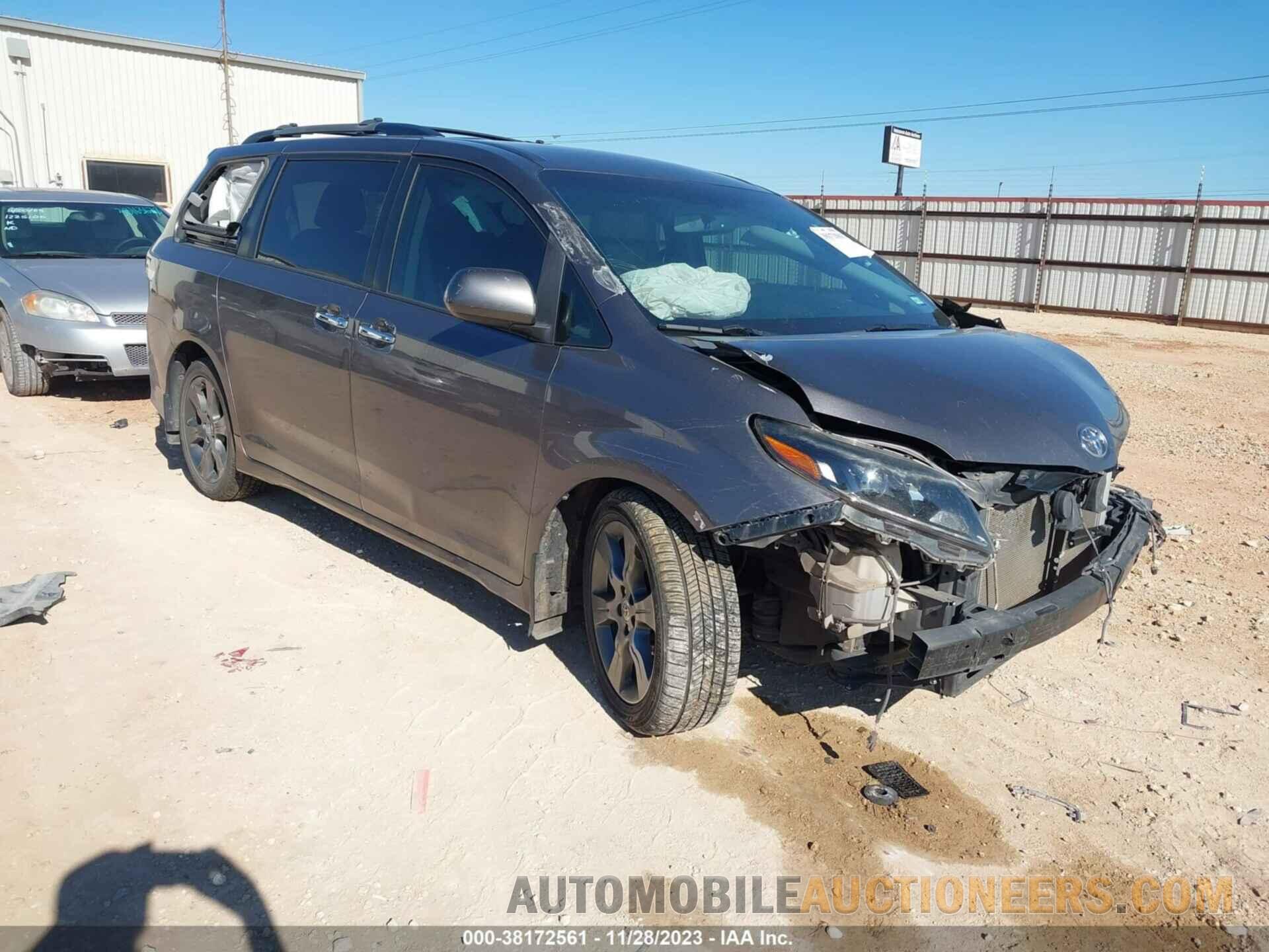 5TDXK3DC0FS655389 TOYOTA SIENNA 2015