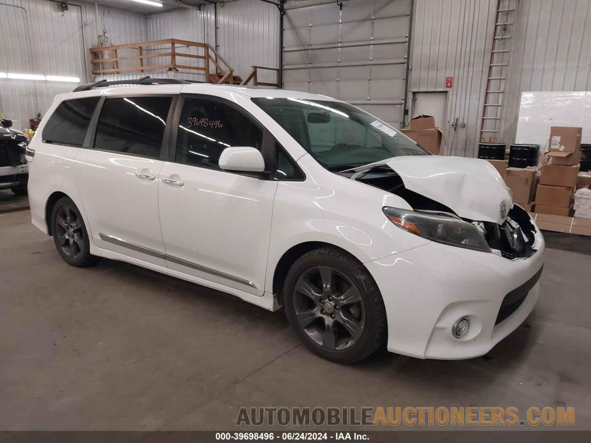 5TDXK3DC0FS686951 TOYOTA SIENNA 2015