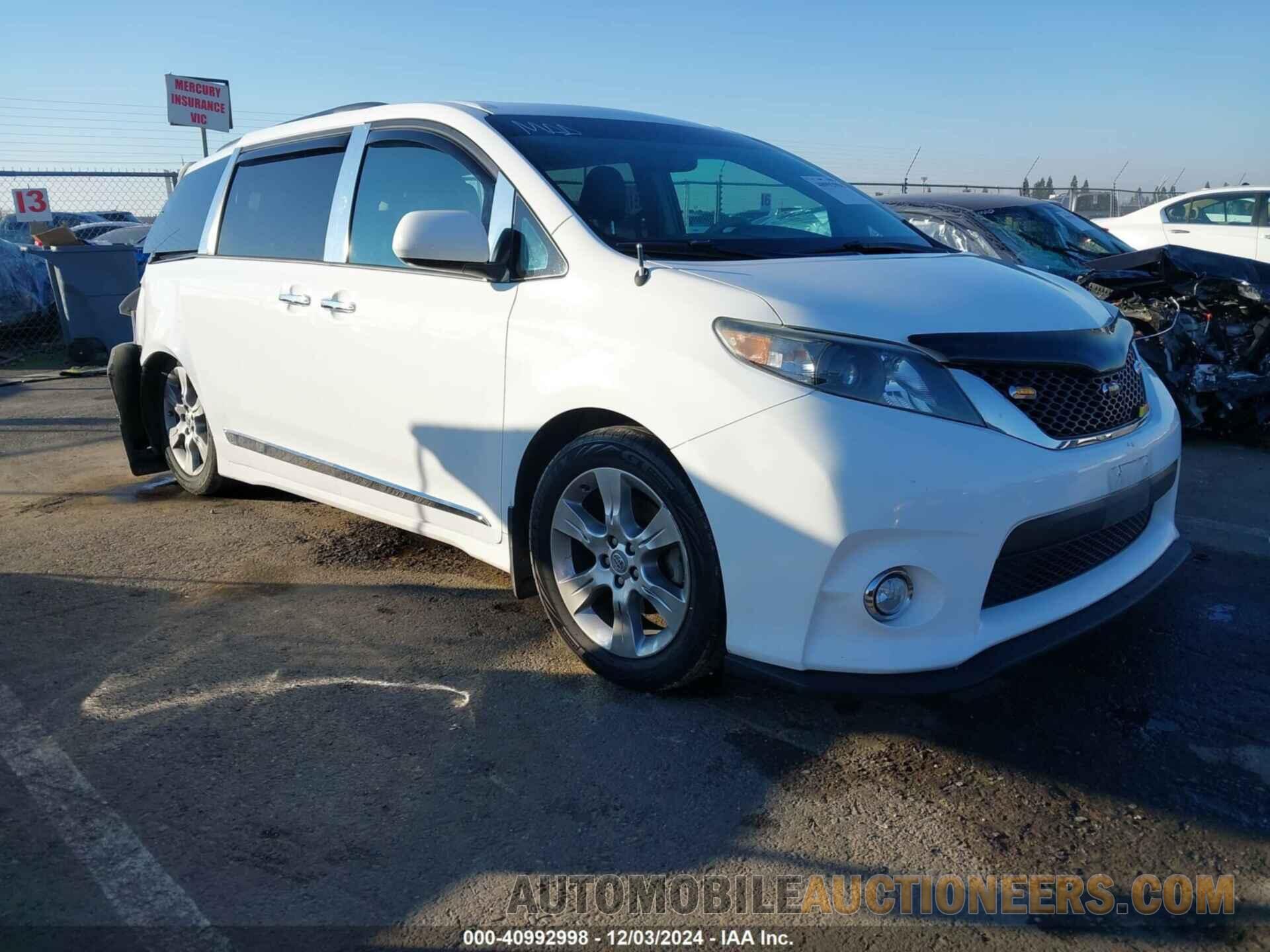 5TDXK3DC1DS289990 TOYOTA SIENNA 2013