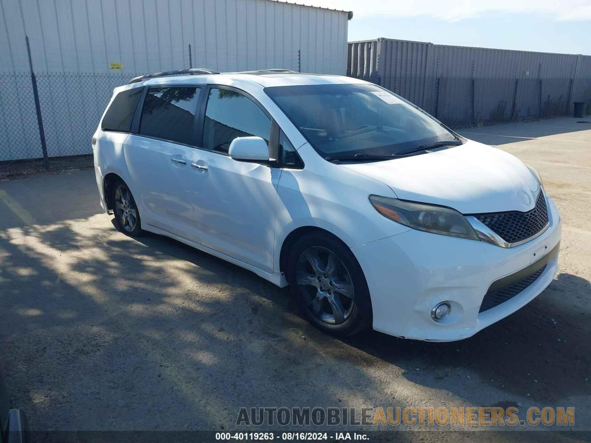 5TDXK3DC1FS543135 TOYOTA SIENNA 2015