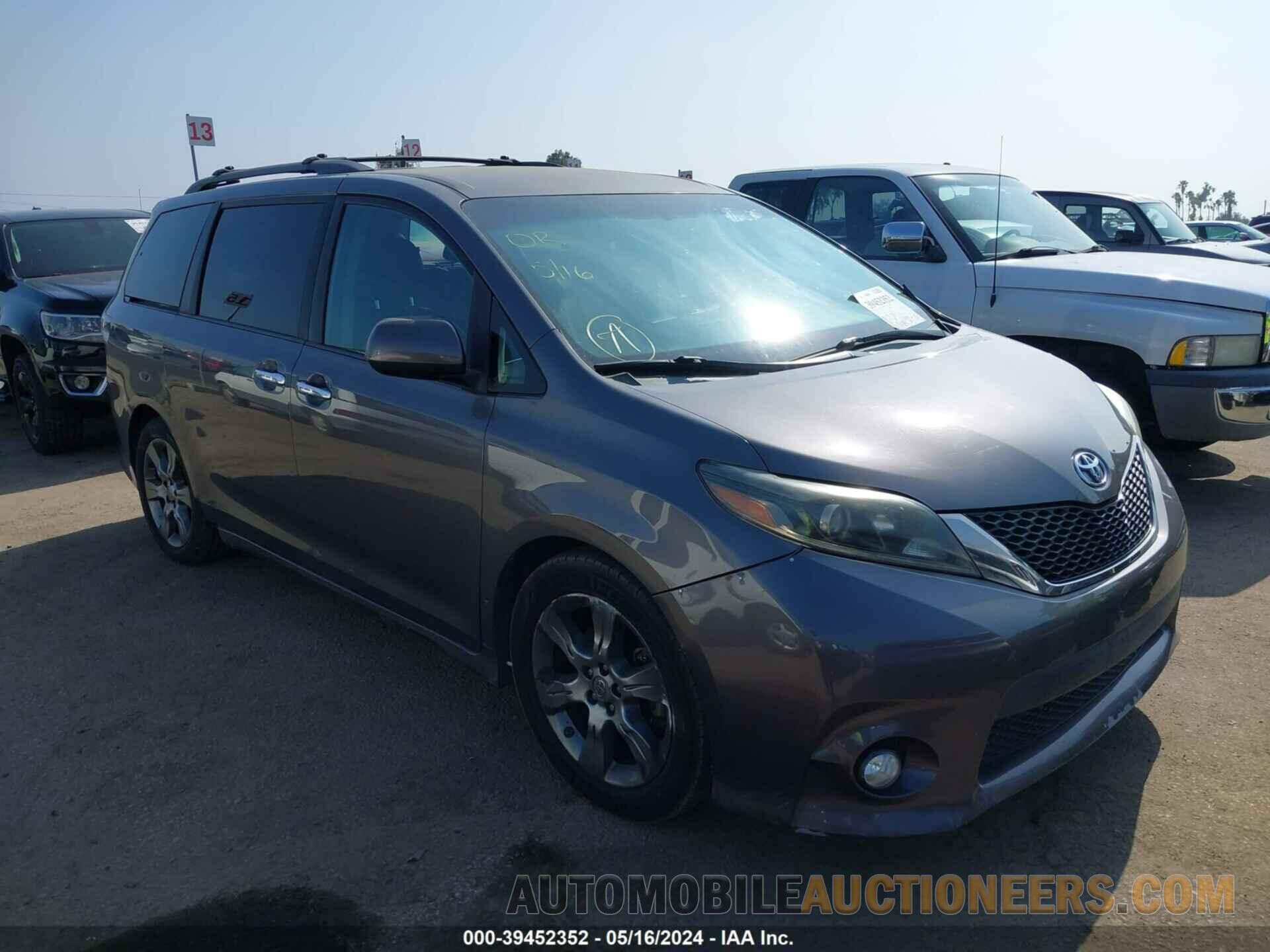 5TDXK3DC1FS556242 TOYOTA SIENNA 2015