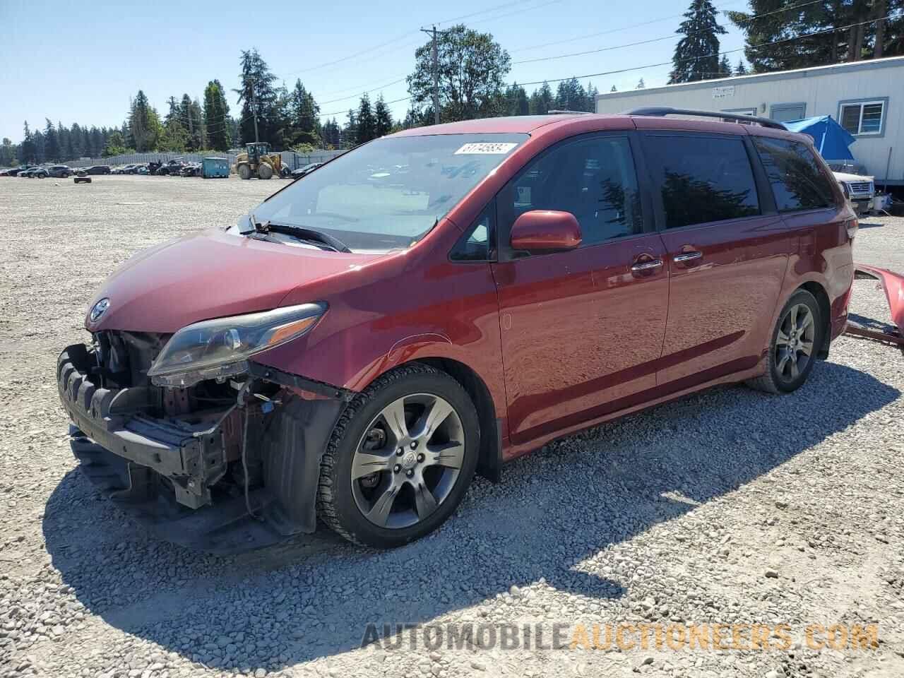 5TDXK3DC1FS570304 TOYOTA SIENNA 2015