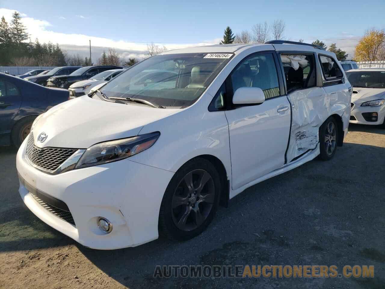 5TDXK3DC1FS611336 TOYOTA SIENNA 2015