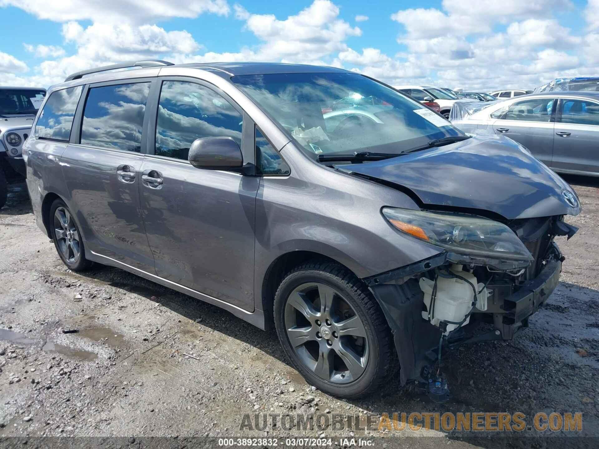 5TDXK3DC1FS620487 TOYOTA SIENNA 2015