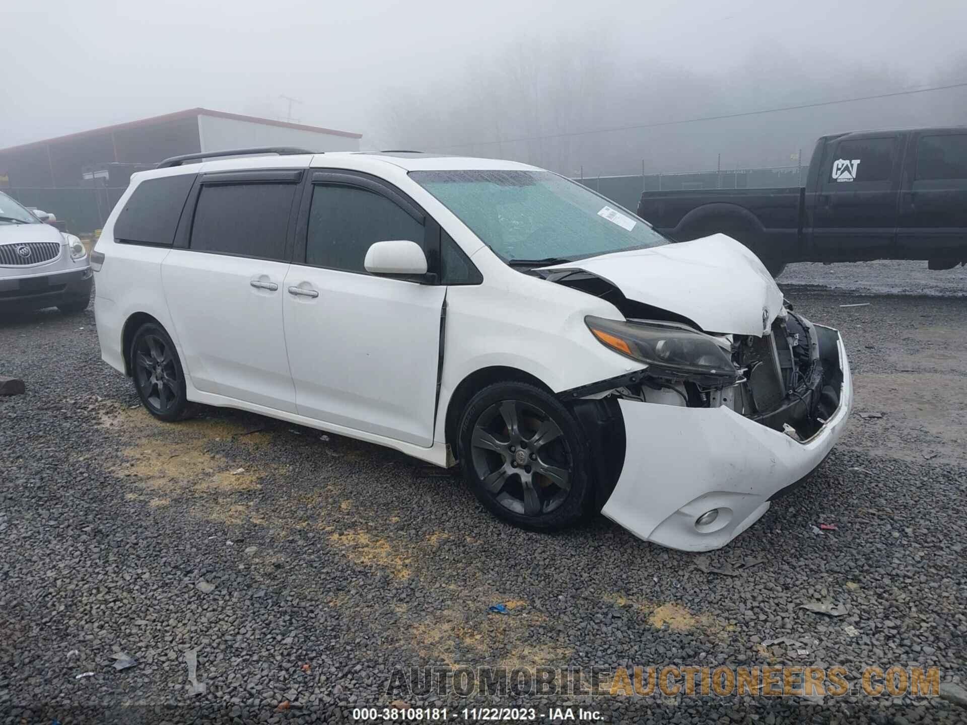 5TDXK3DC2FS603648 TOYOTA SIENNA 2015