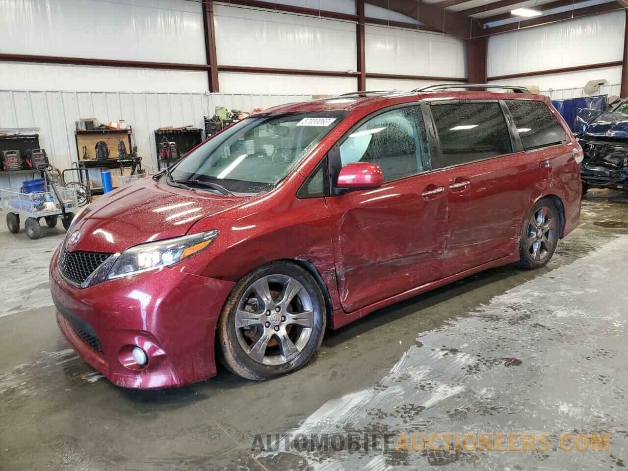 5TDXK3DC2FS614391 TOYOTA SIENNA 2015