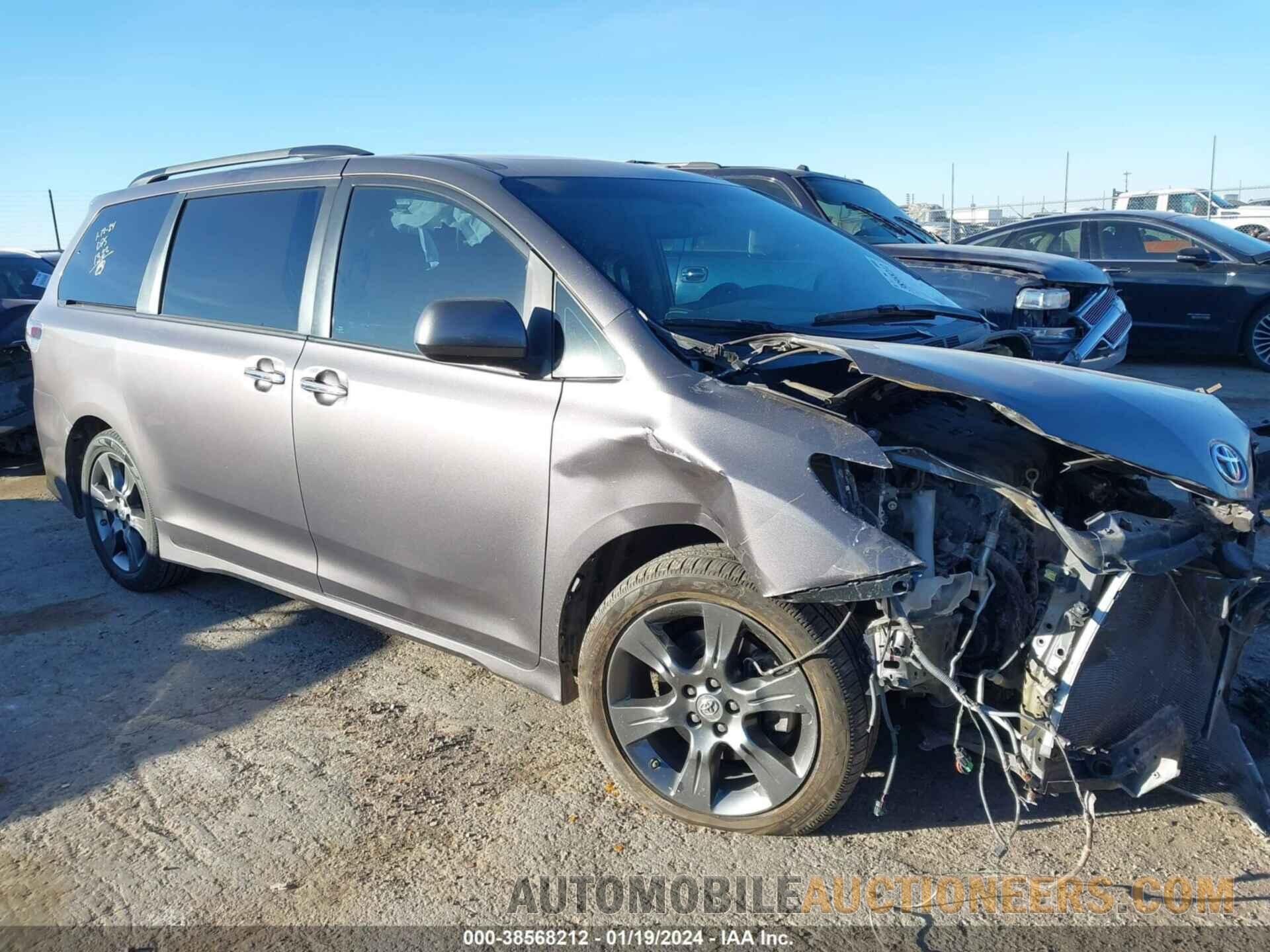 5TDXK3DC2FS640649 TOYOTA SIENNA 2015