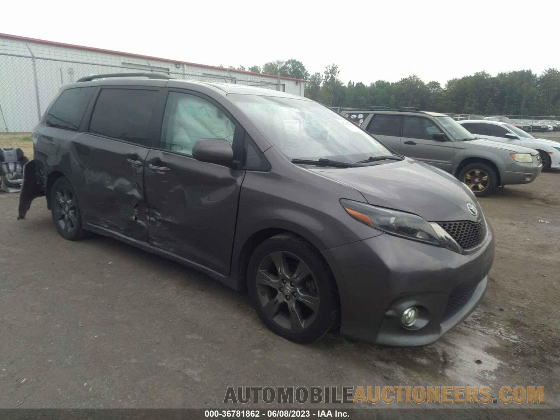 5TDXK3DC2FS662618 TOYOTA SIENNA 2015