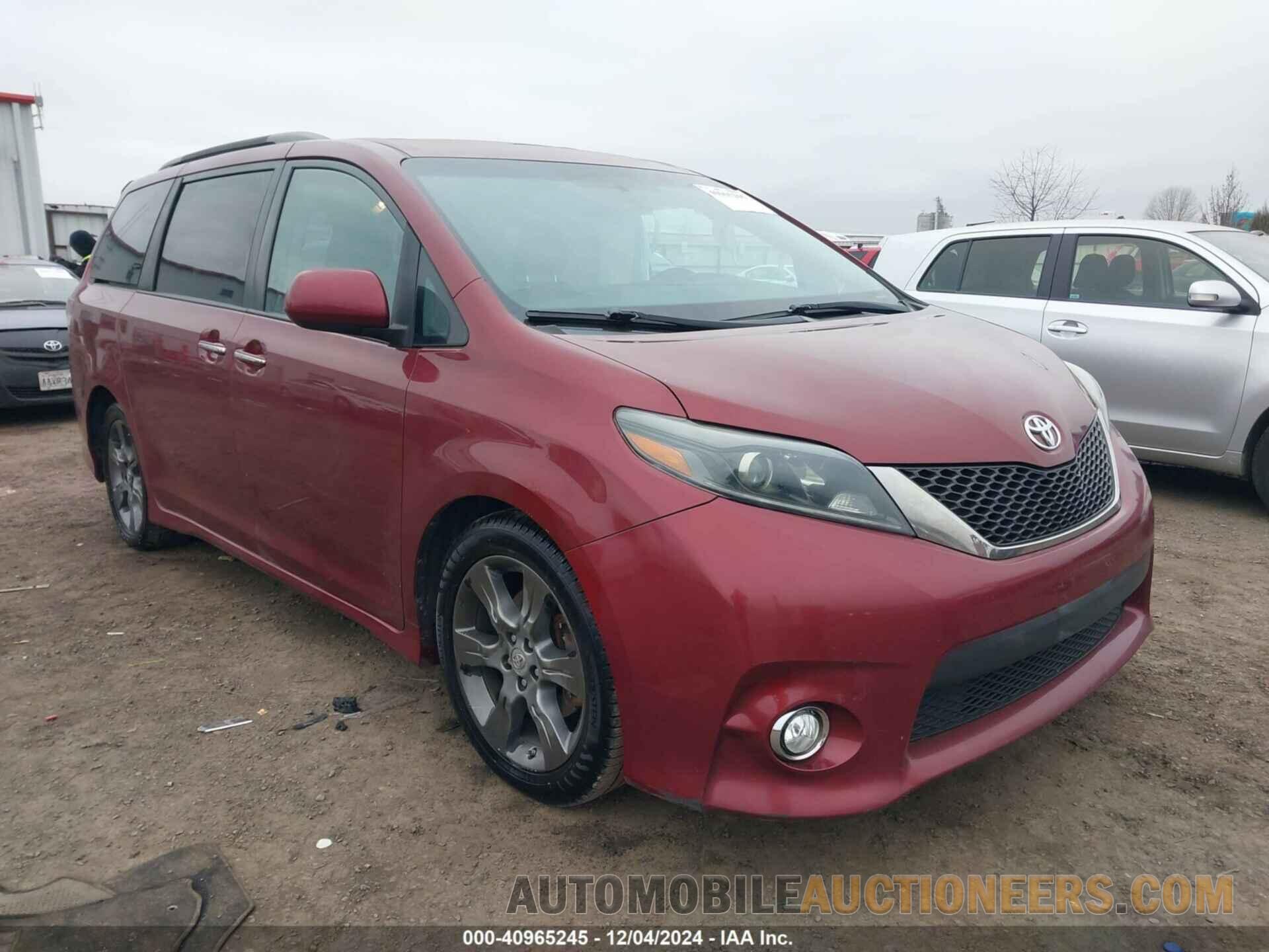 5TDXK3DC2FS664014 TOYOTA SIENNA 2015