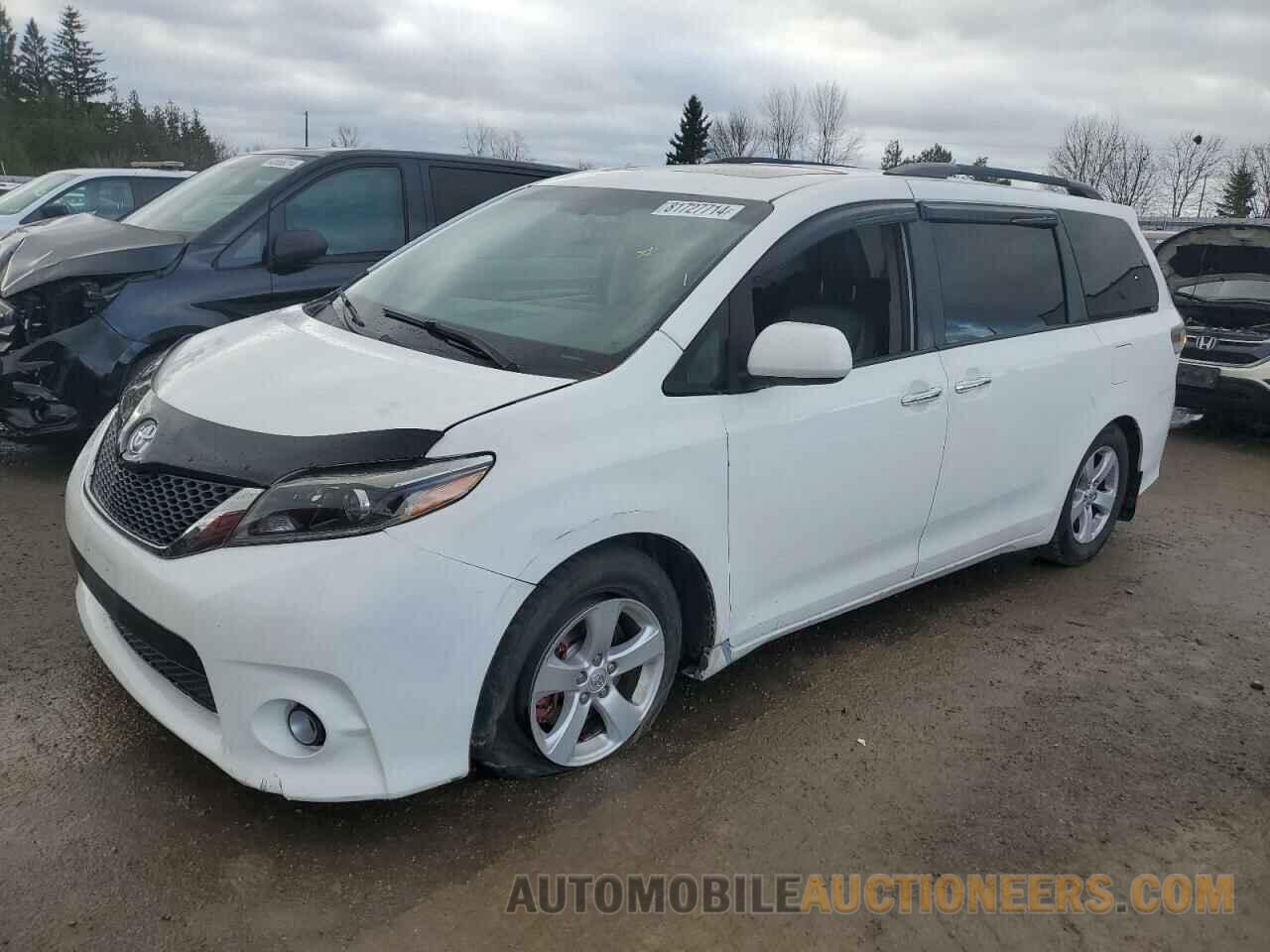 5TDXK3DC2FS681122 TOYOTA SIENNA 2015